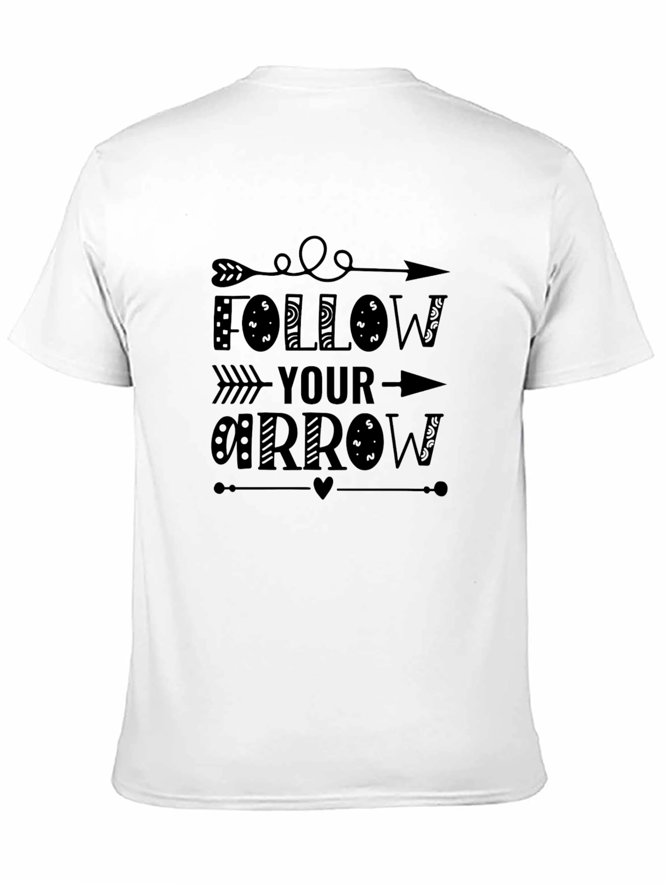 Follow Your Arrow Graphic Tee - Black