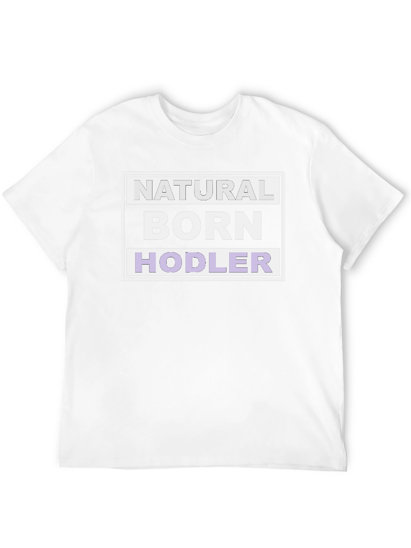 Natural Born Hodler Graphic Tee - Crypto Enthusiast