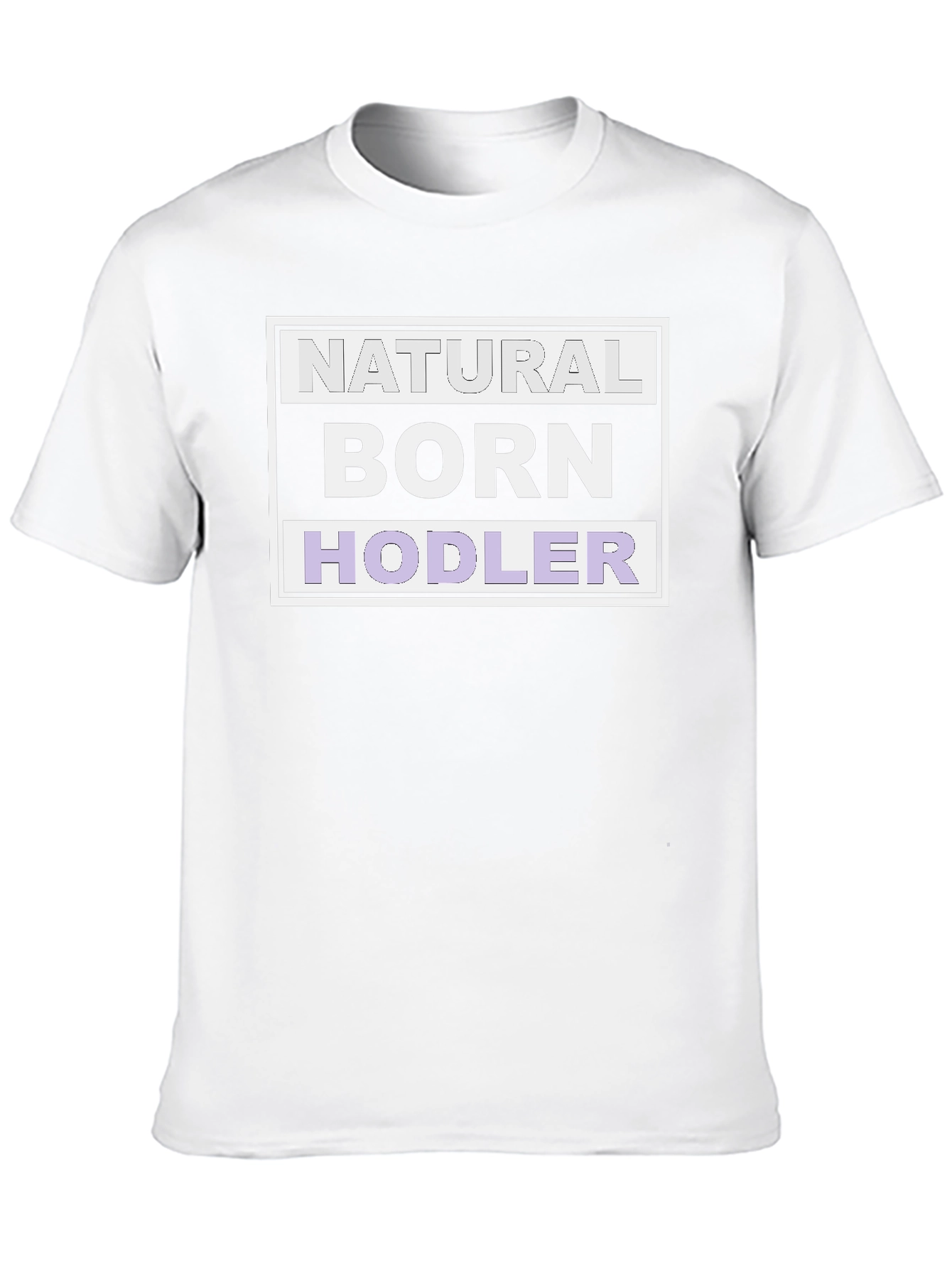 Natural Born Hodler Graphic Tee - Crypto Enthusiast