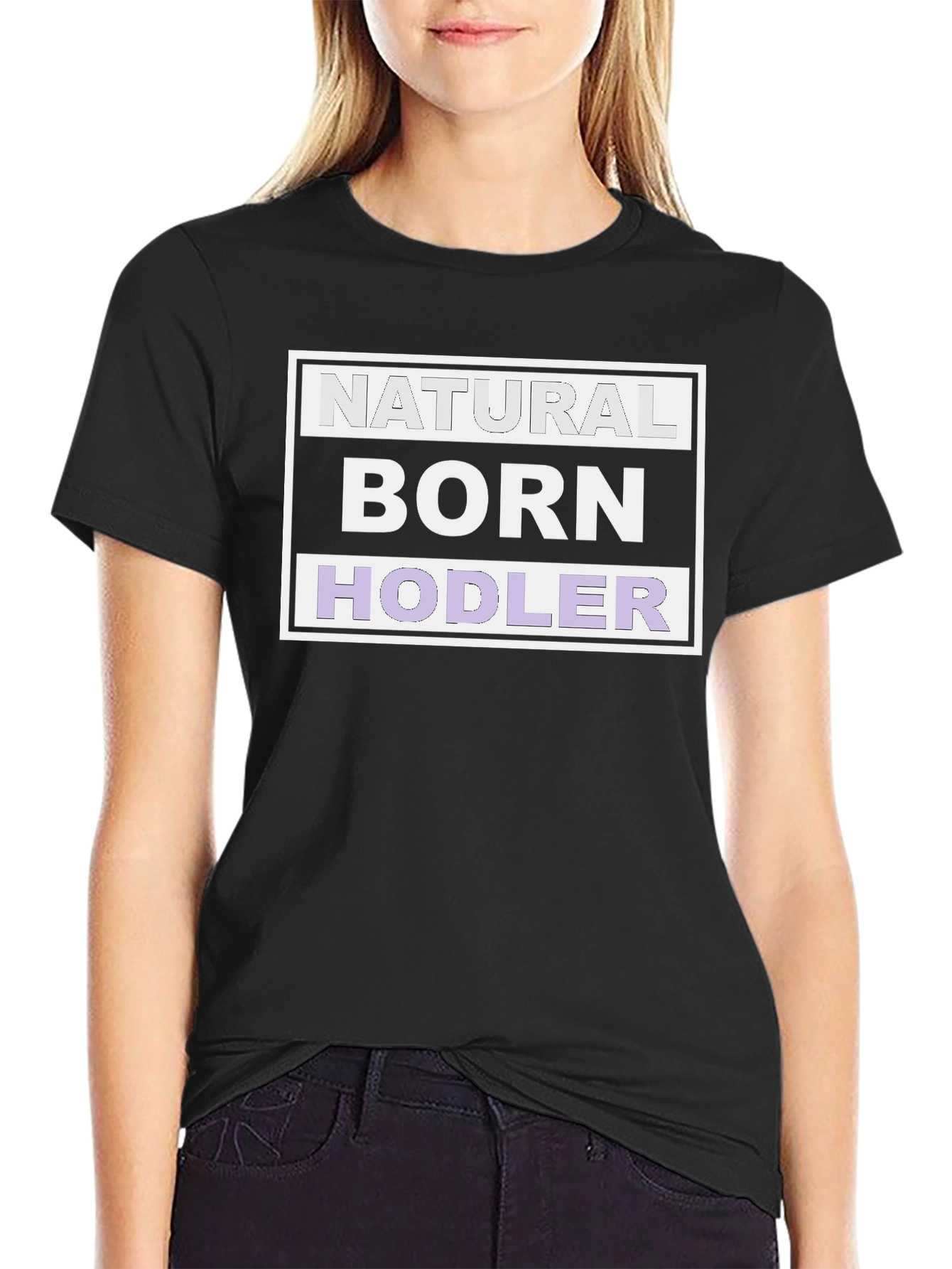 Natural Born Hodler Graphic Tee - Crypto Enthusiast