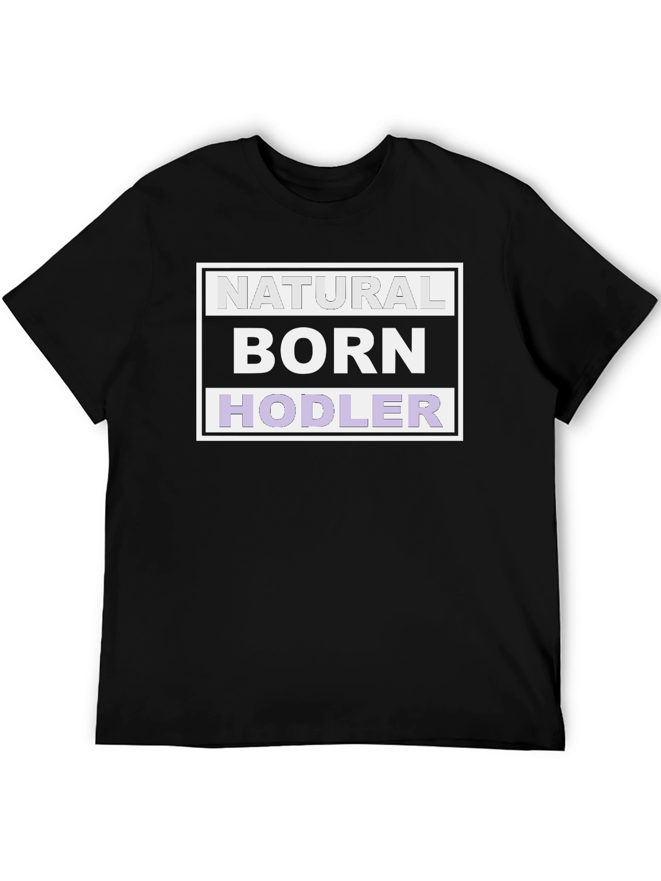 Natural Born Hodler Graphic Tee - Crypto Enthusiast
