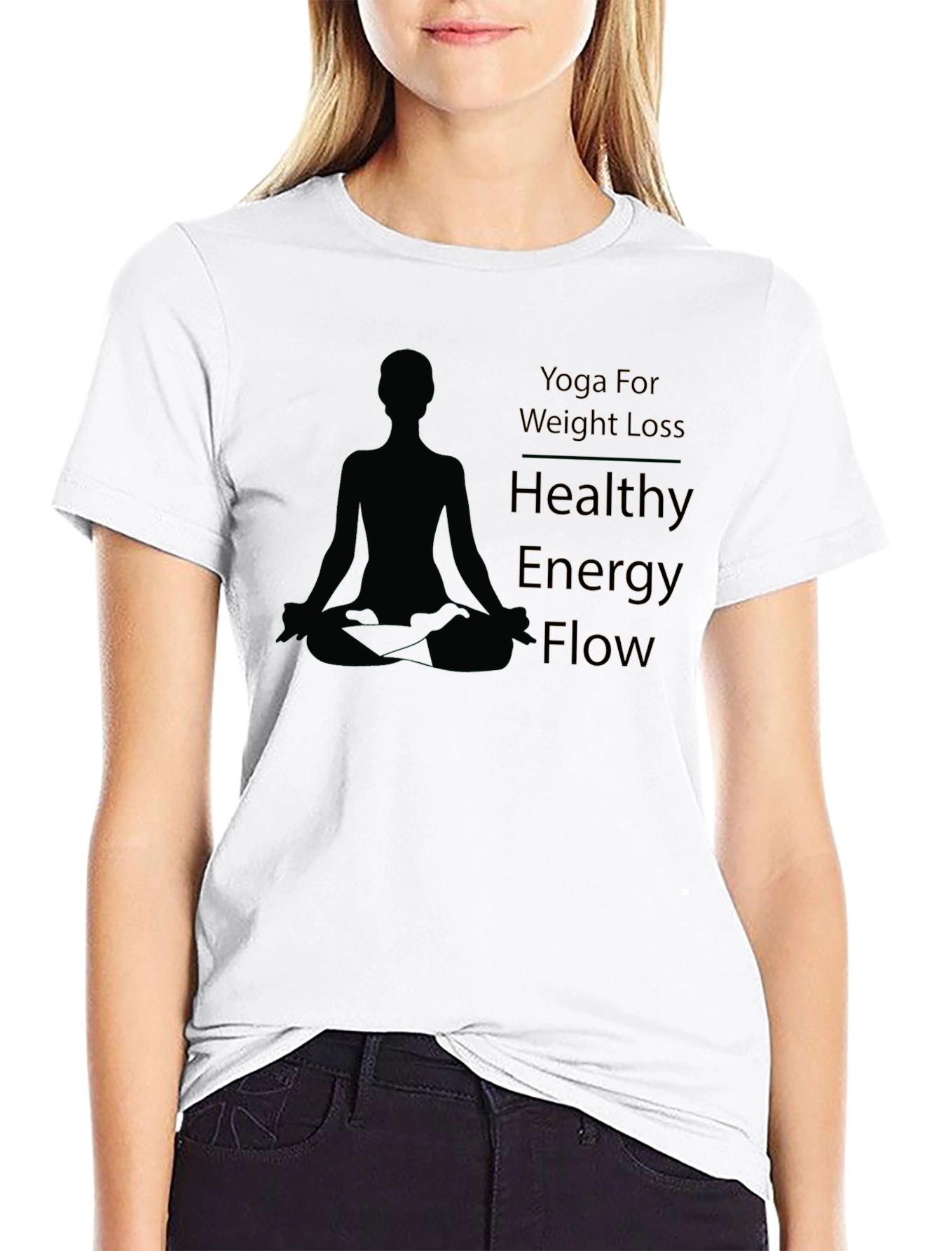 Yoga Weight Loss T-Shirt - Healthy Energy Flow
