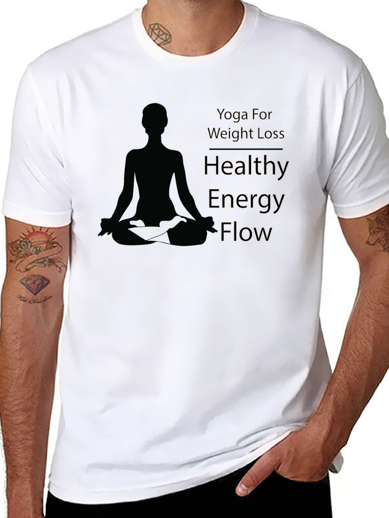 Yoga Weight Loss T-Shirt - Healthy Energy Flow
