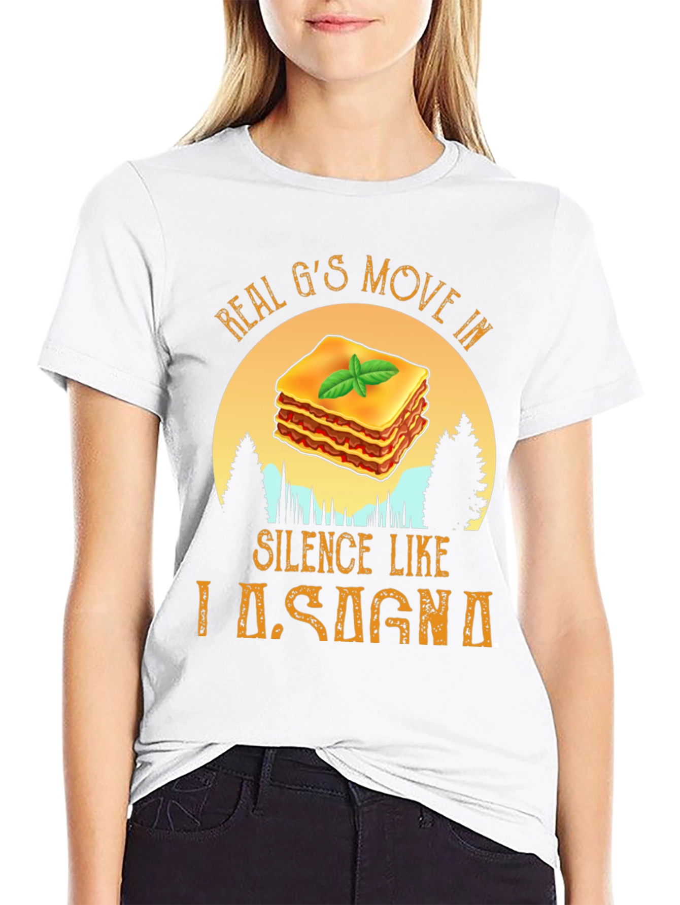 Real Gs Lasagna Black T-Shirt