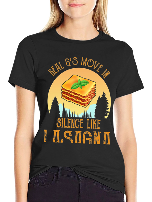 Real Gs Lasagna Black T-Shirt