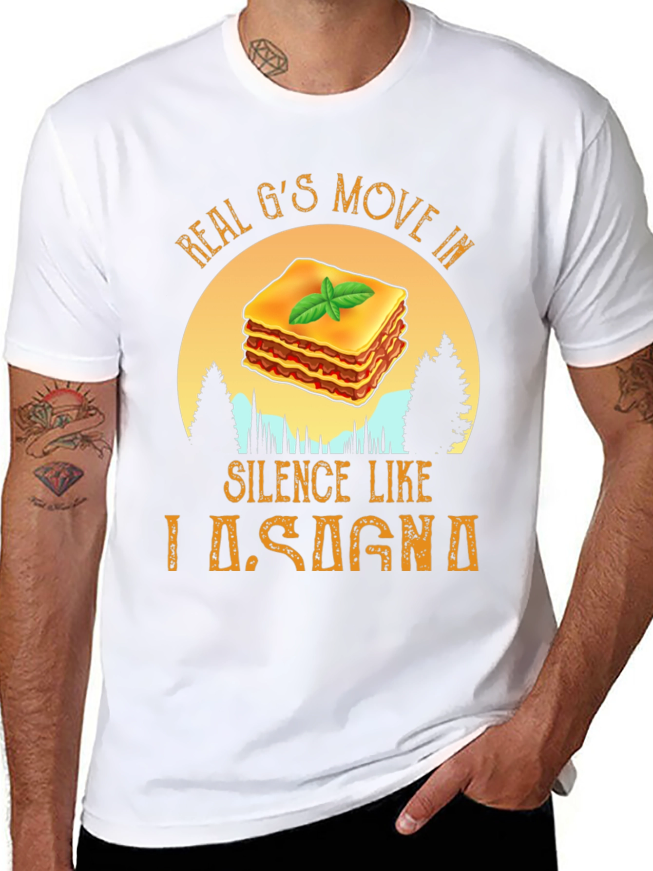 Real Gs Lasagna Black T-Shirt