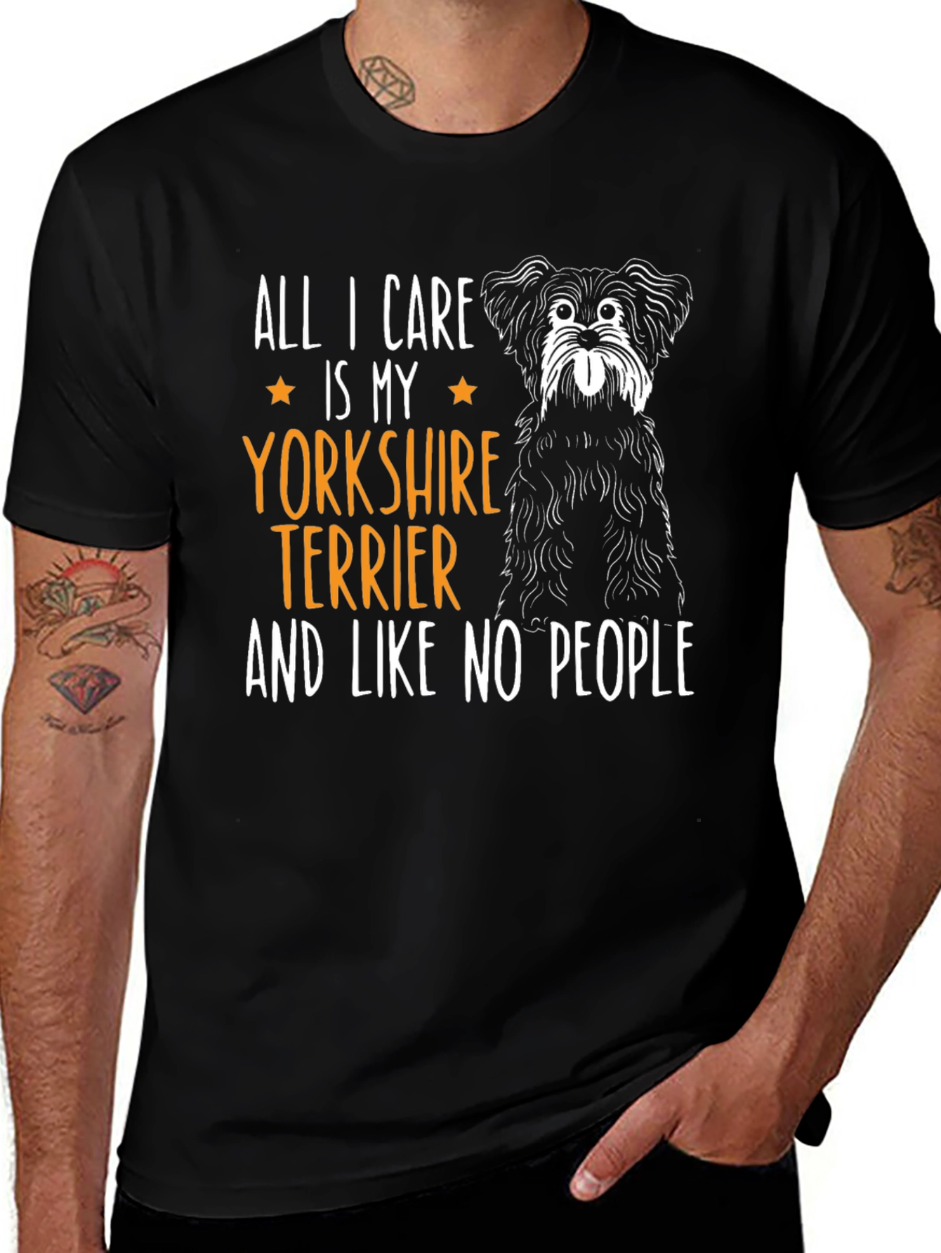Yorkshire Terrier Dog Lover Graphic Tee