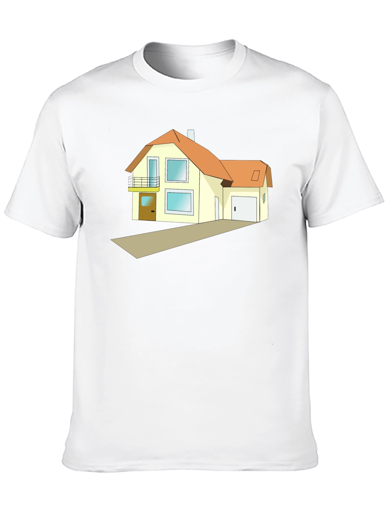 House Graphic Tee - Modern Homeowner Style