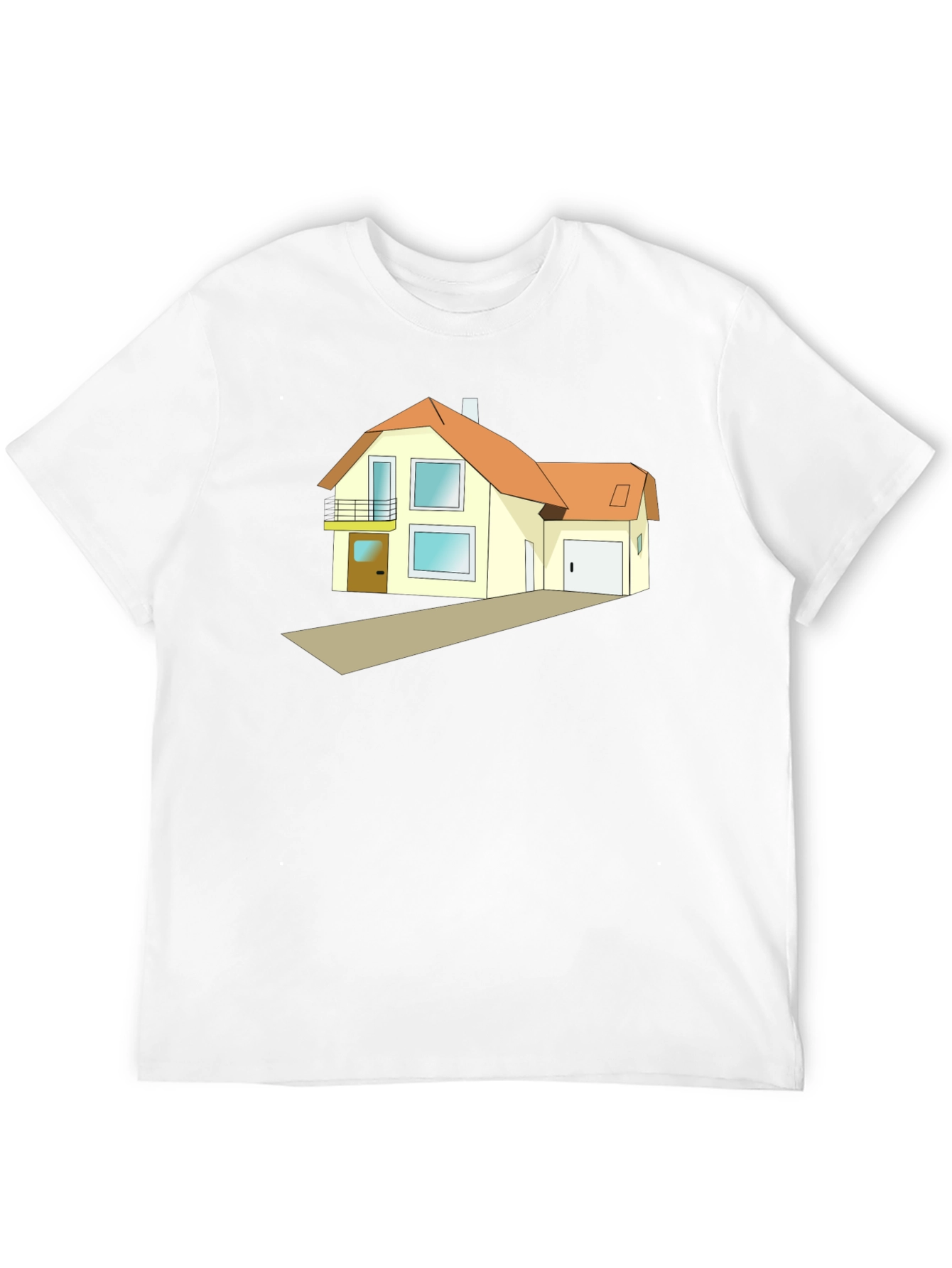 House Graphic Tee - Modern Homeowner Style