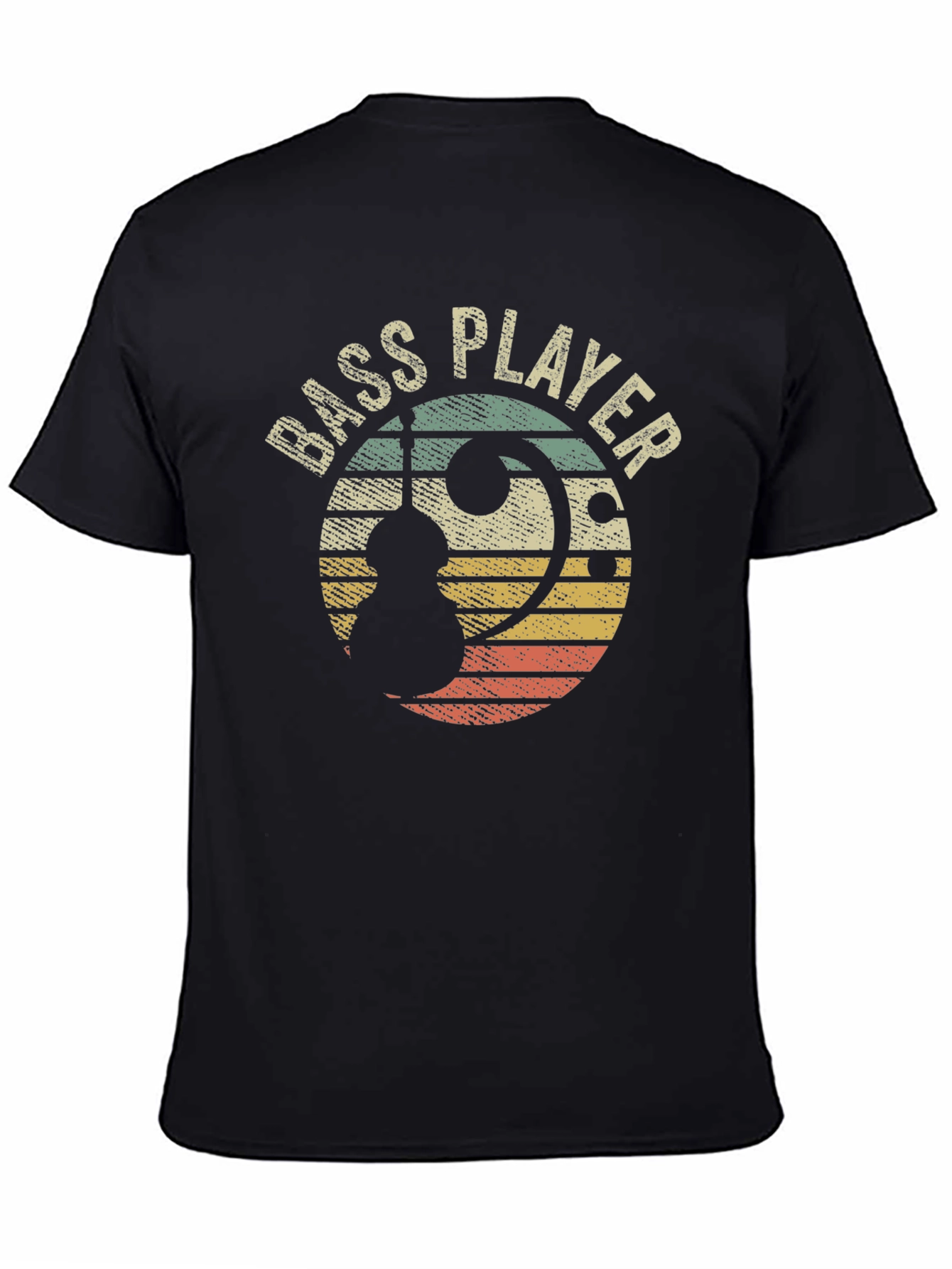 Bass Player Retro Graphic T-Shirt - Music Lover Tee