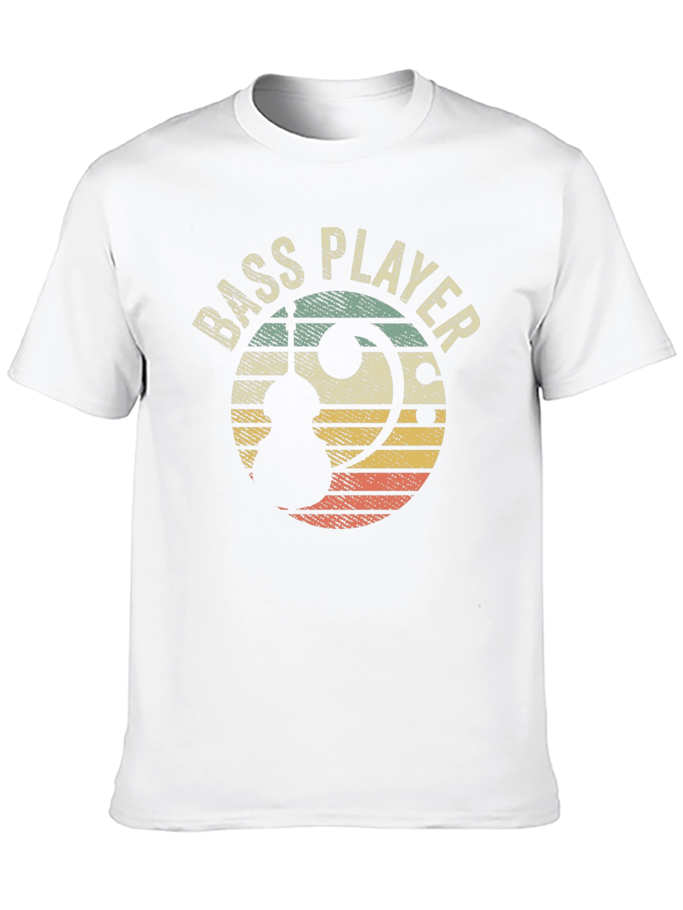 Bass Player Retro Graphic T-Shirt - Music Lover Tee