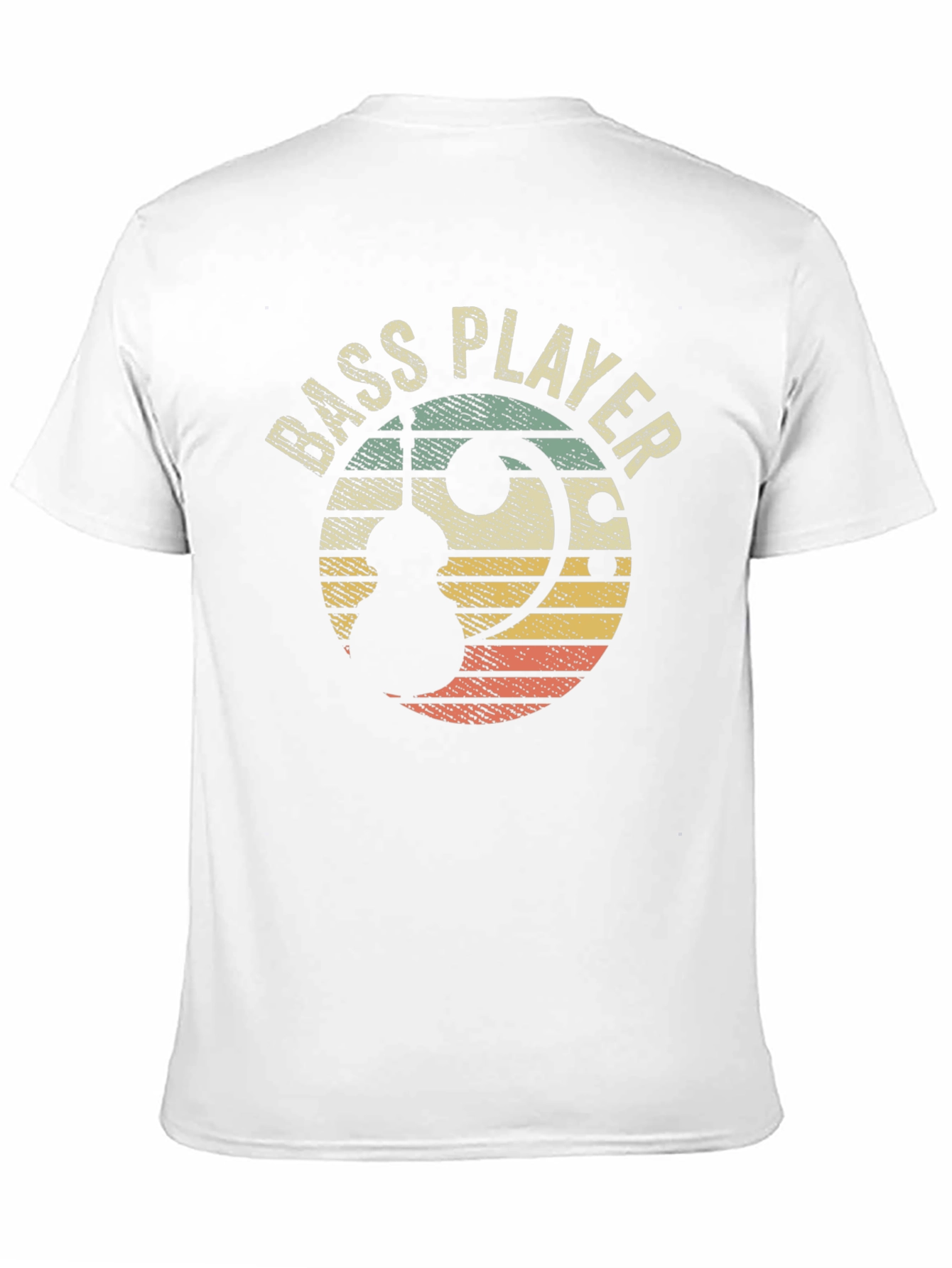 Bass Player Retro Graphic T-Shirt - Music Lover Tee