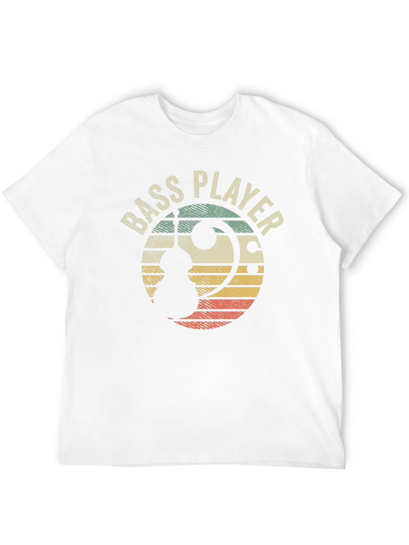 Bass Player Retro Graphic T-Shirt - Music Lover Tee