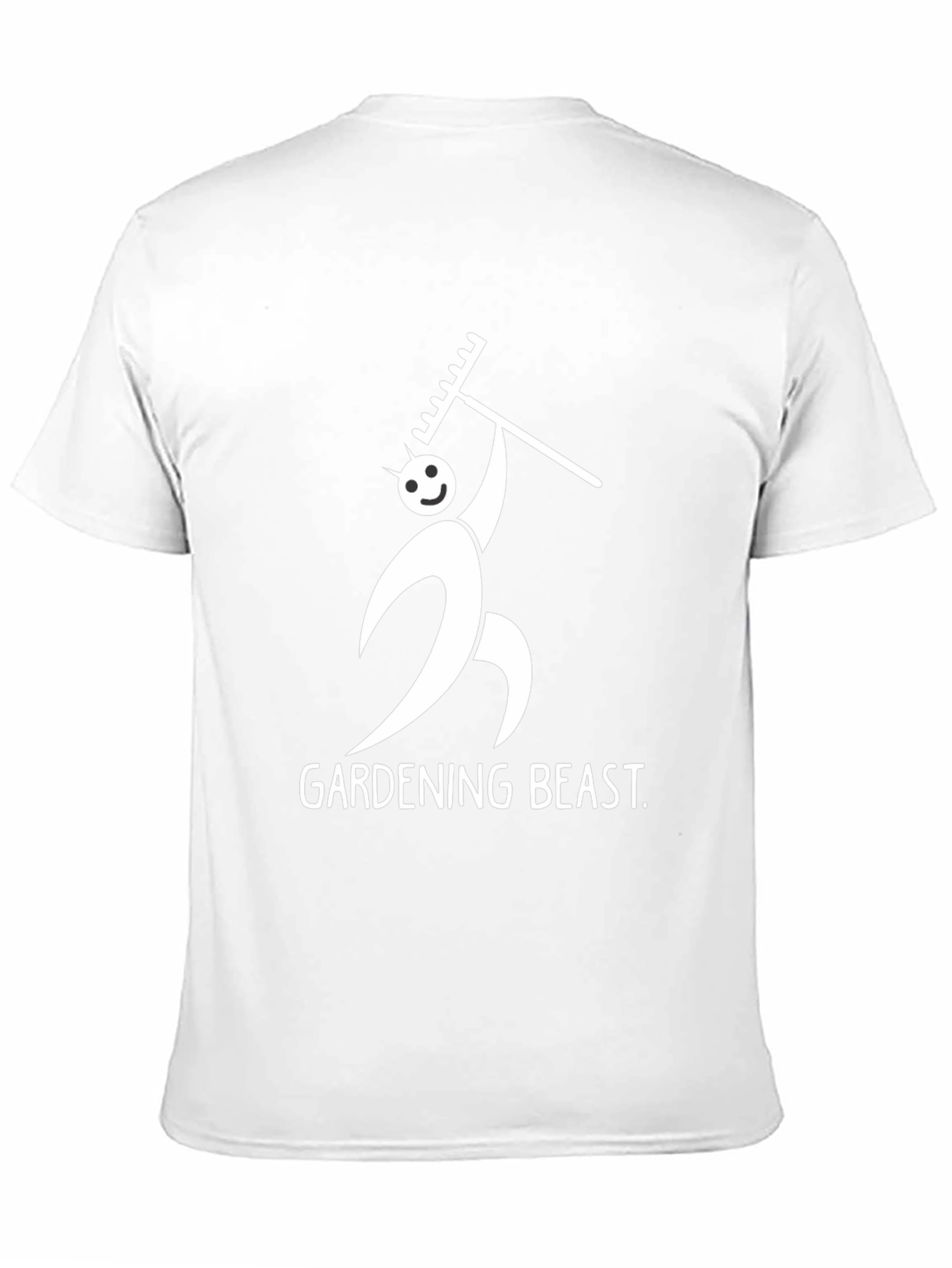 Gardening Beast Graphic Tee - Black Cotton T-Shirt