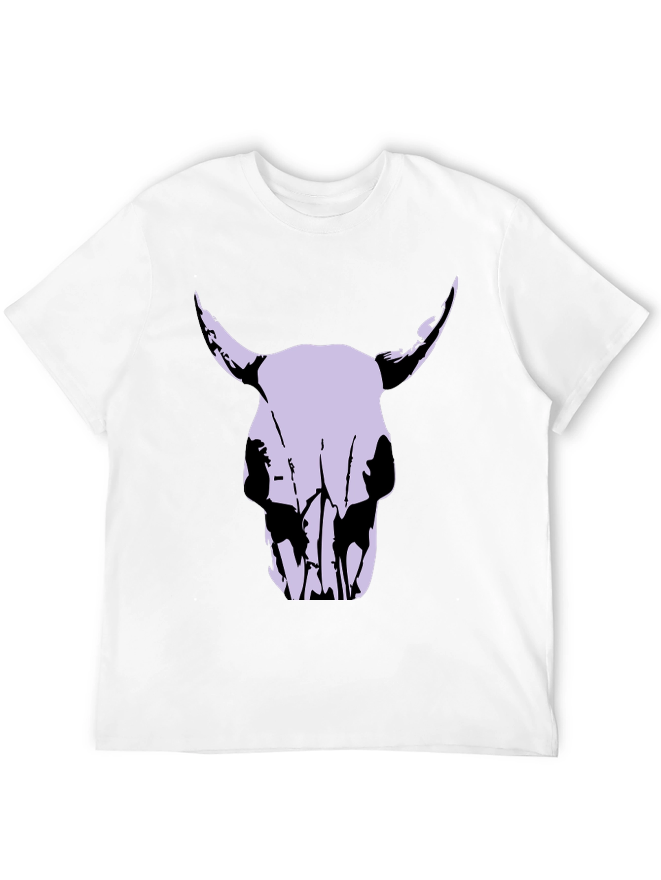 Bull Skull Graphic Tee - Mens Black T-Shirt