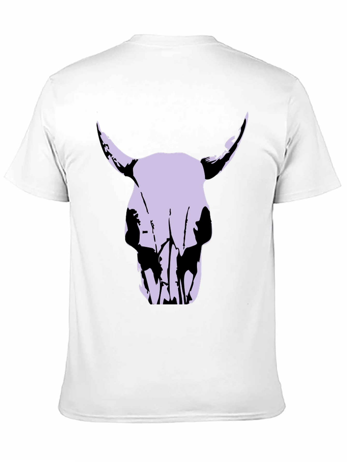 Bull Skull Graphic Tee - Mens Black T-Shirt
