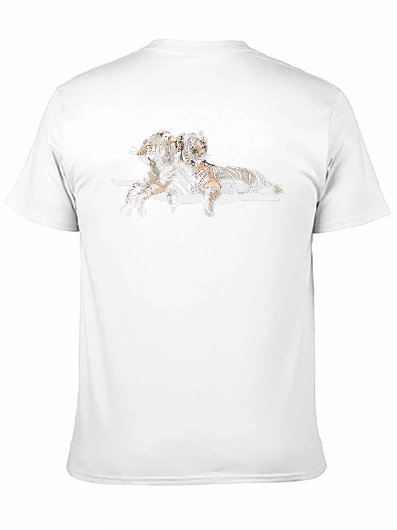 Tiger Graphic Black T-Shirt - Stylish Mens Tee