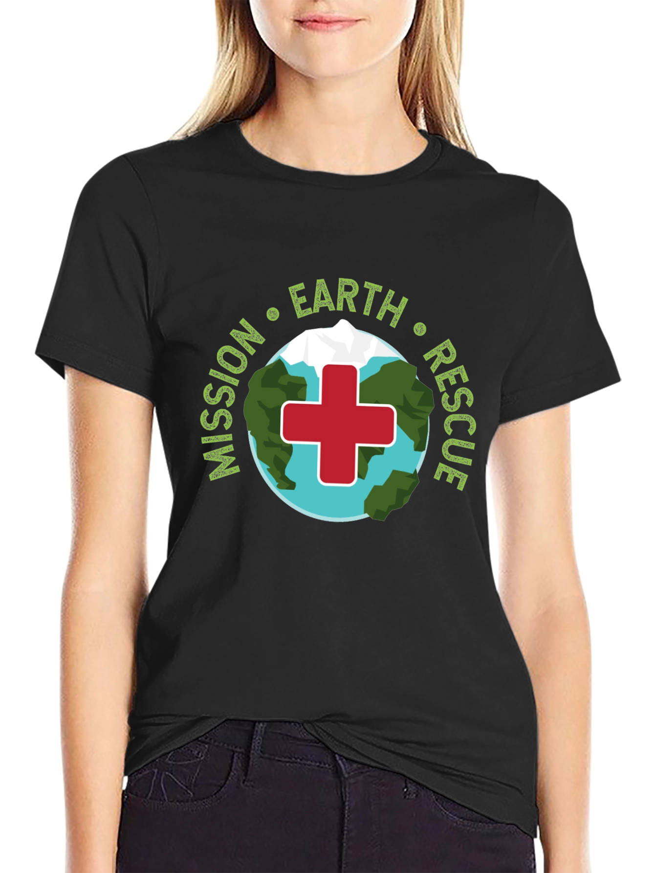 Mission Earth Rescue T-Shirt: Eco-Friendly Design