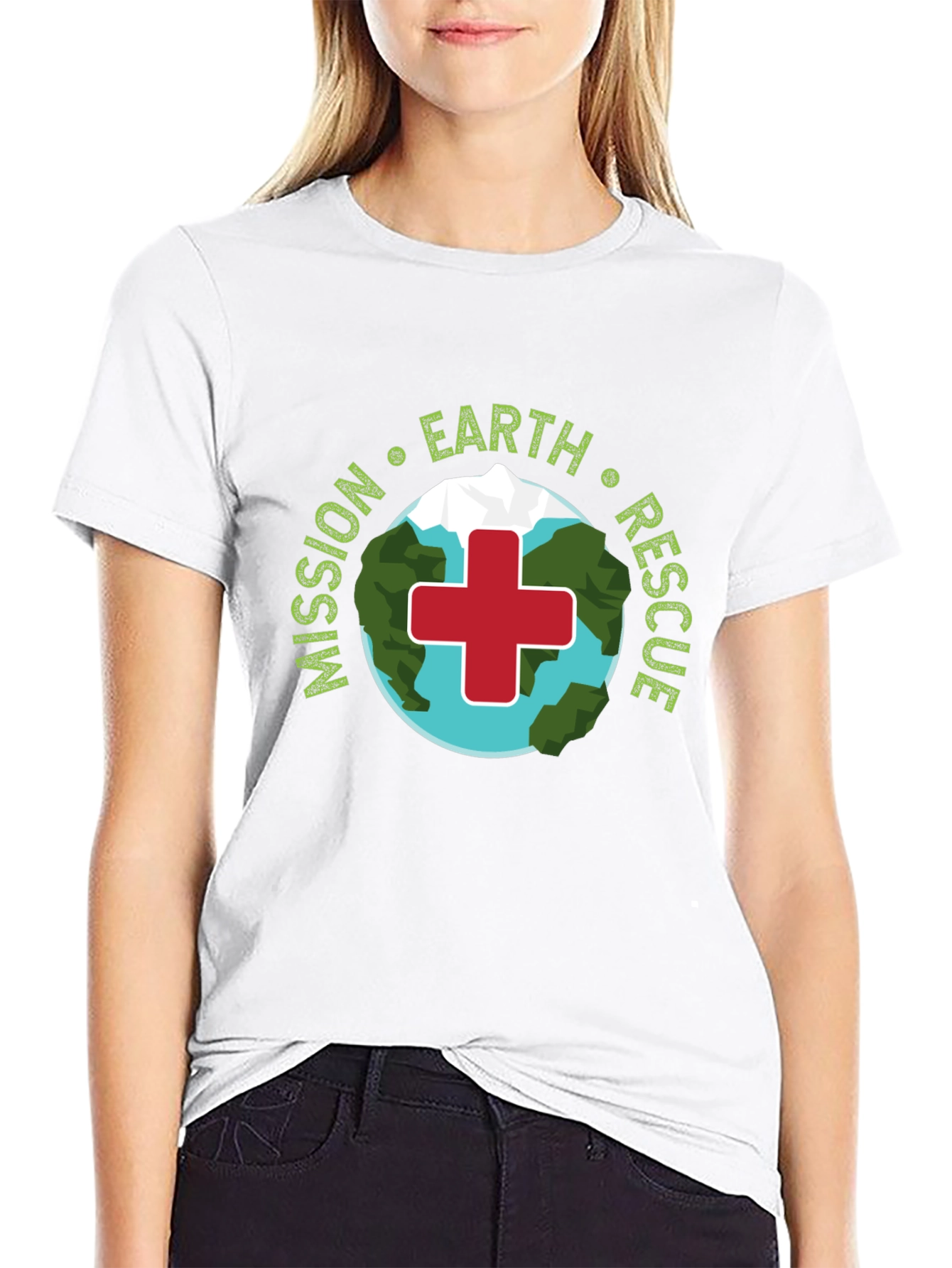 Mission Earth Rescue T-Shirt: Eco-Friendly Design