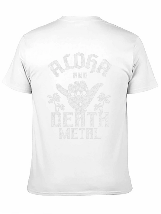 Aloha Death Metal Graphic T-Shirt