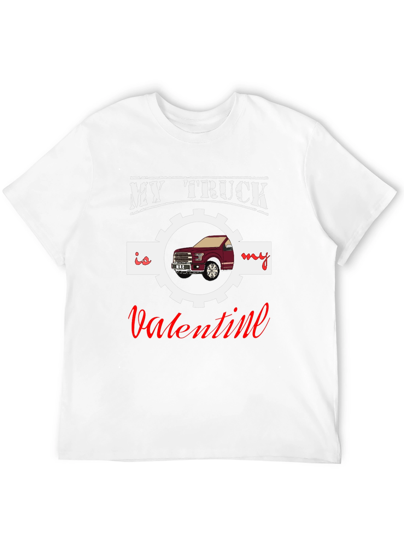 My Truck Is My Valentine Graphic Tee
