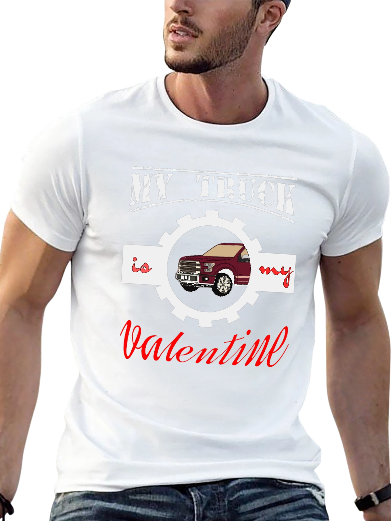 My Truck Is My Valentine Graphic Tee