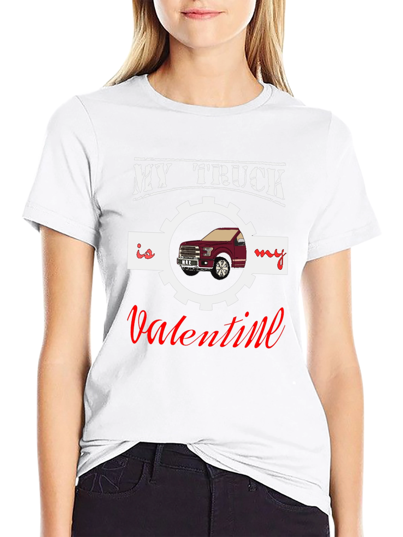 My Truck Is My Valentine Graphic Tee