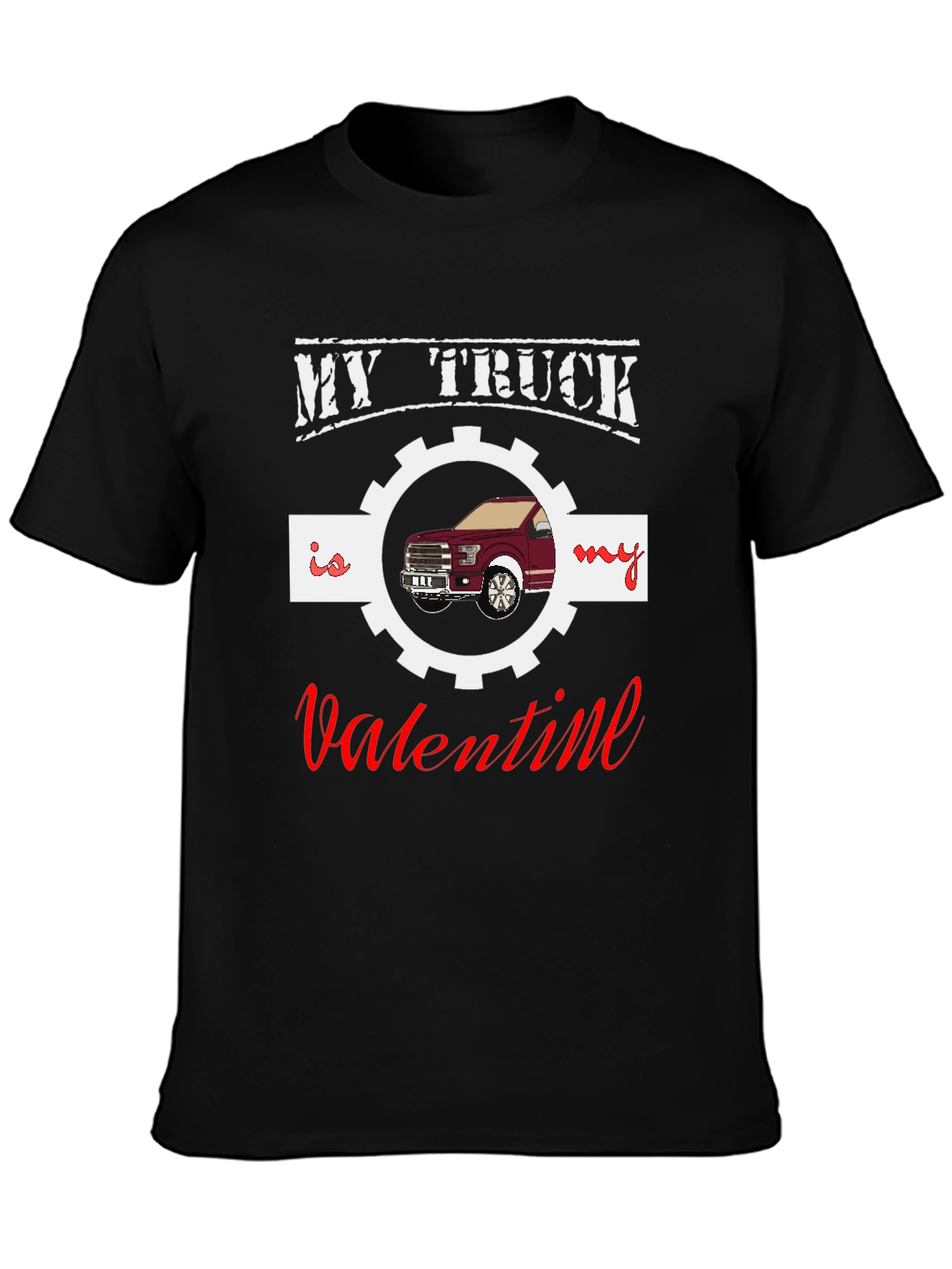 My Truck Is My Valentine Graphic Tee