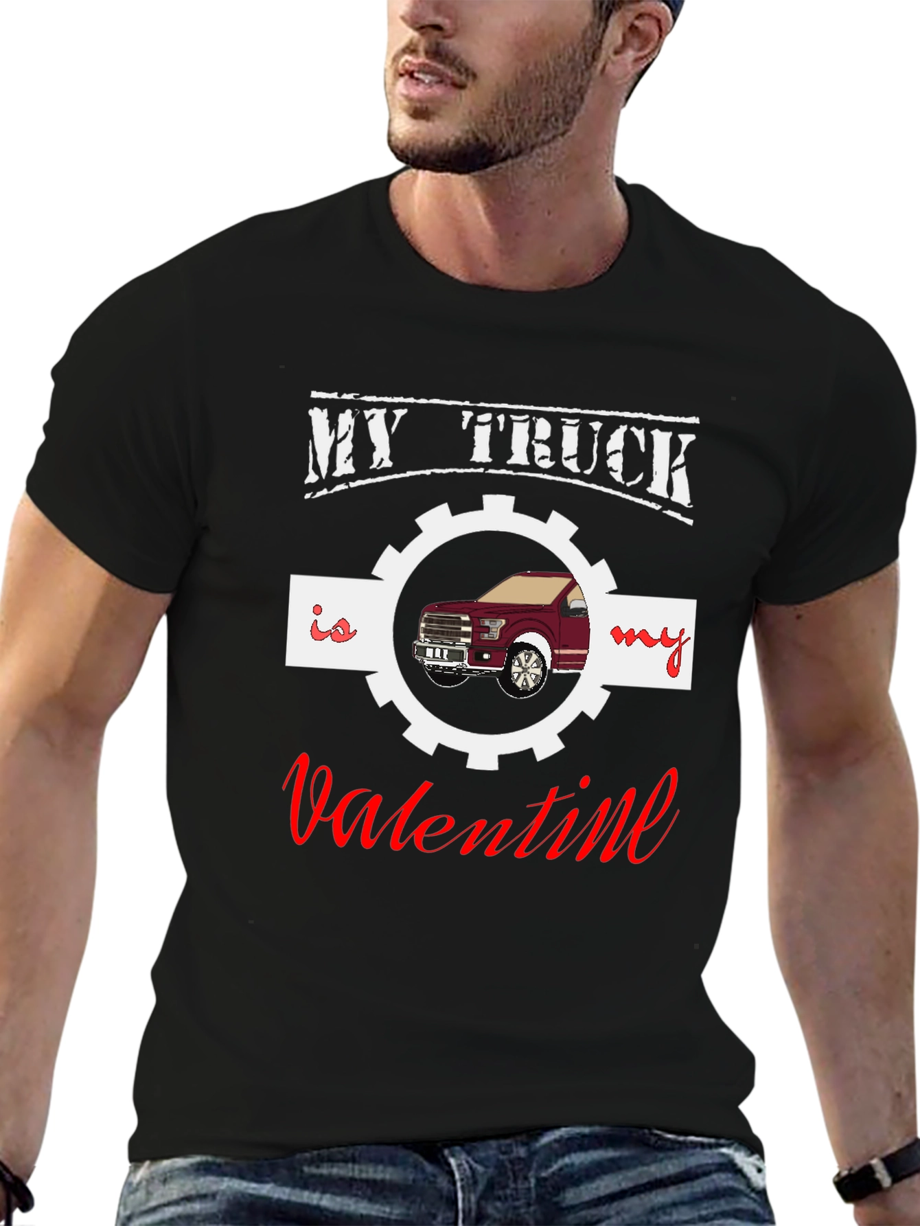My Truck Is My Valentine Graphic Tee