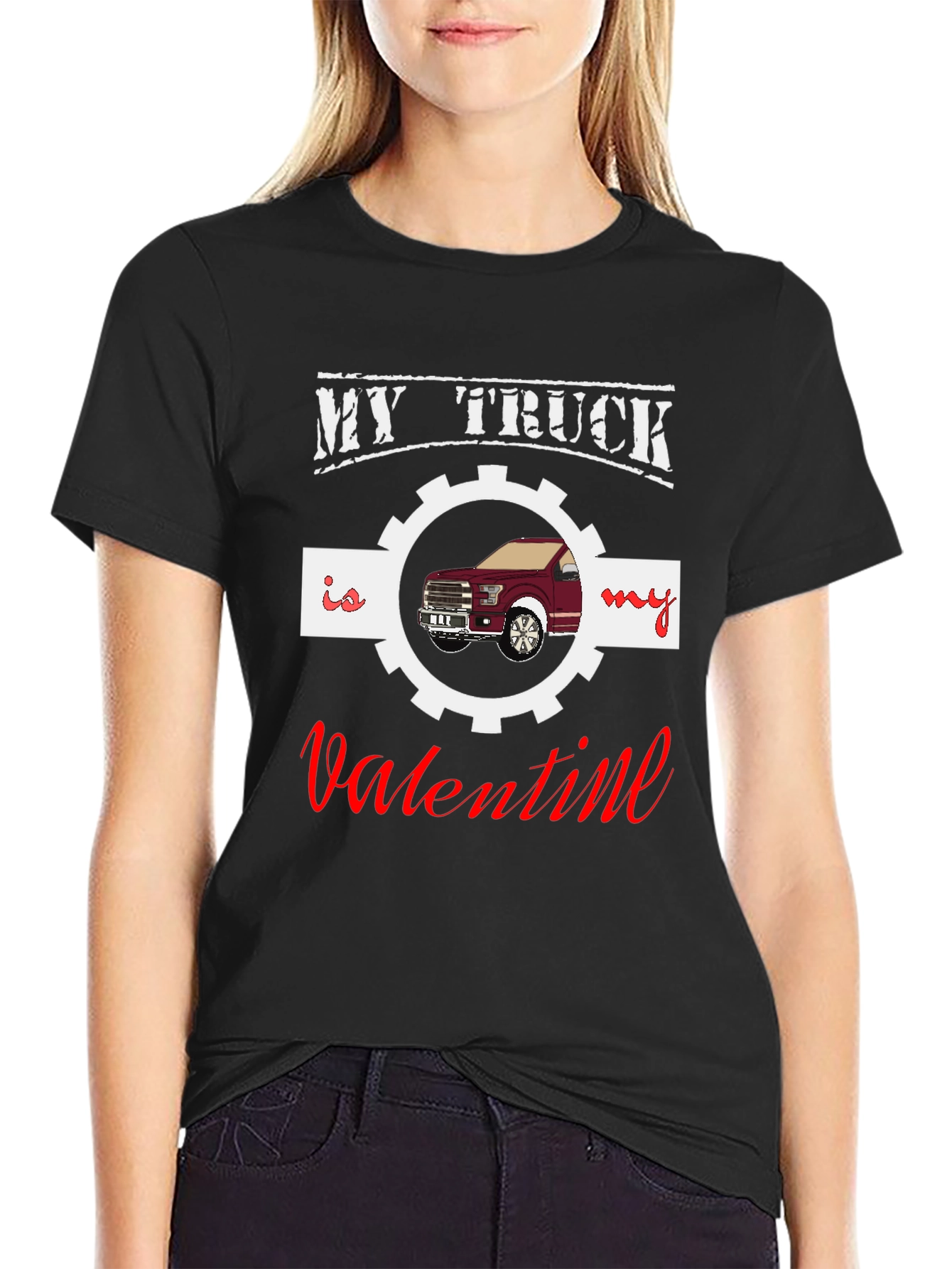 My Truck Is My Valentine Graphic Tee