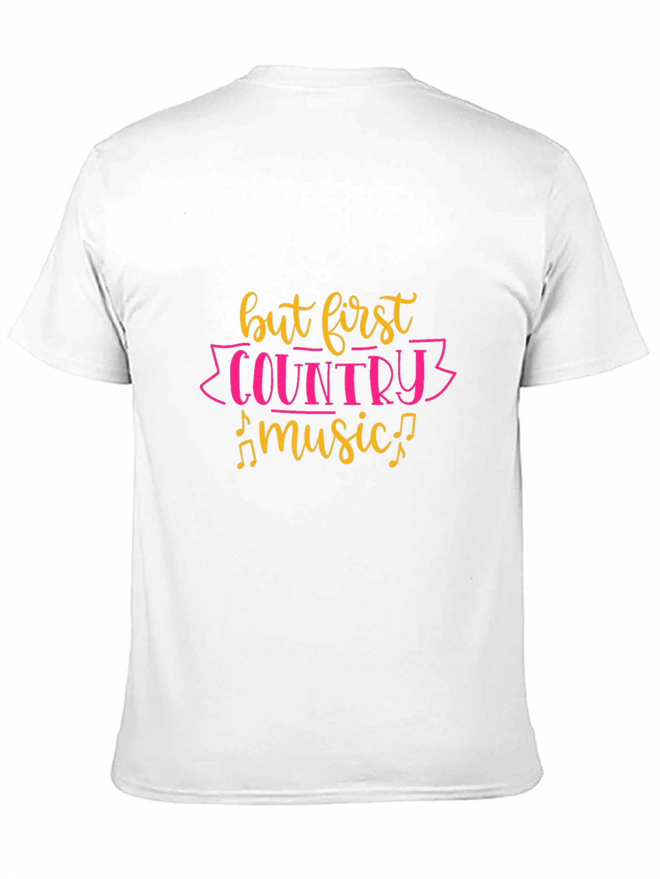 But First Country Music Black T-Shirt