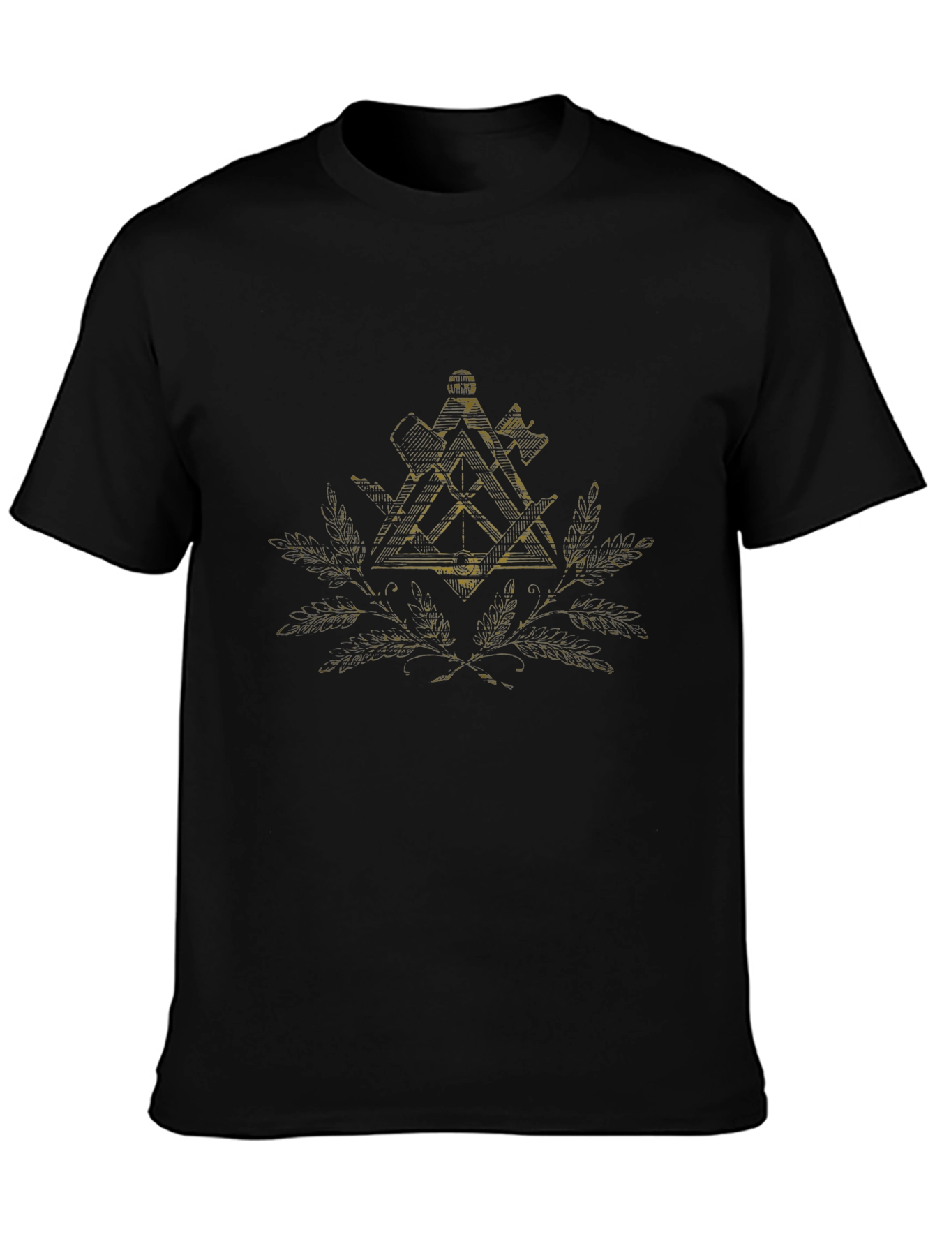 Masonic Symbol Black T-Shirt