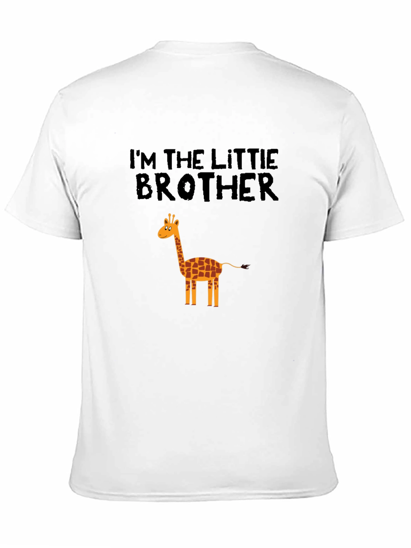 Im the Little Brother Giraffe Graphic Tee