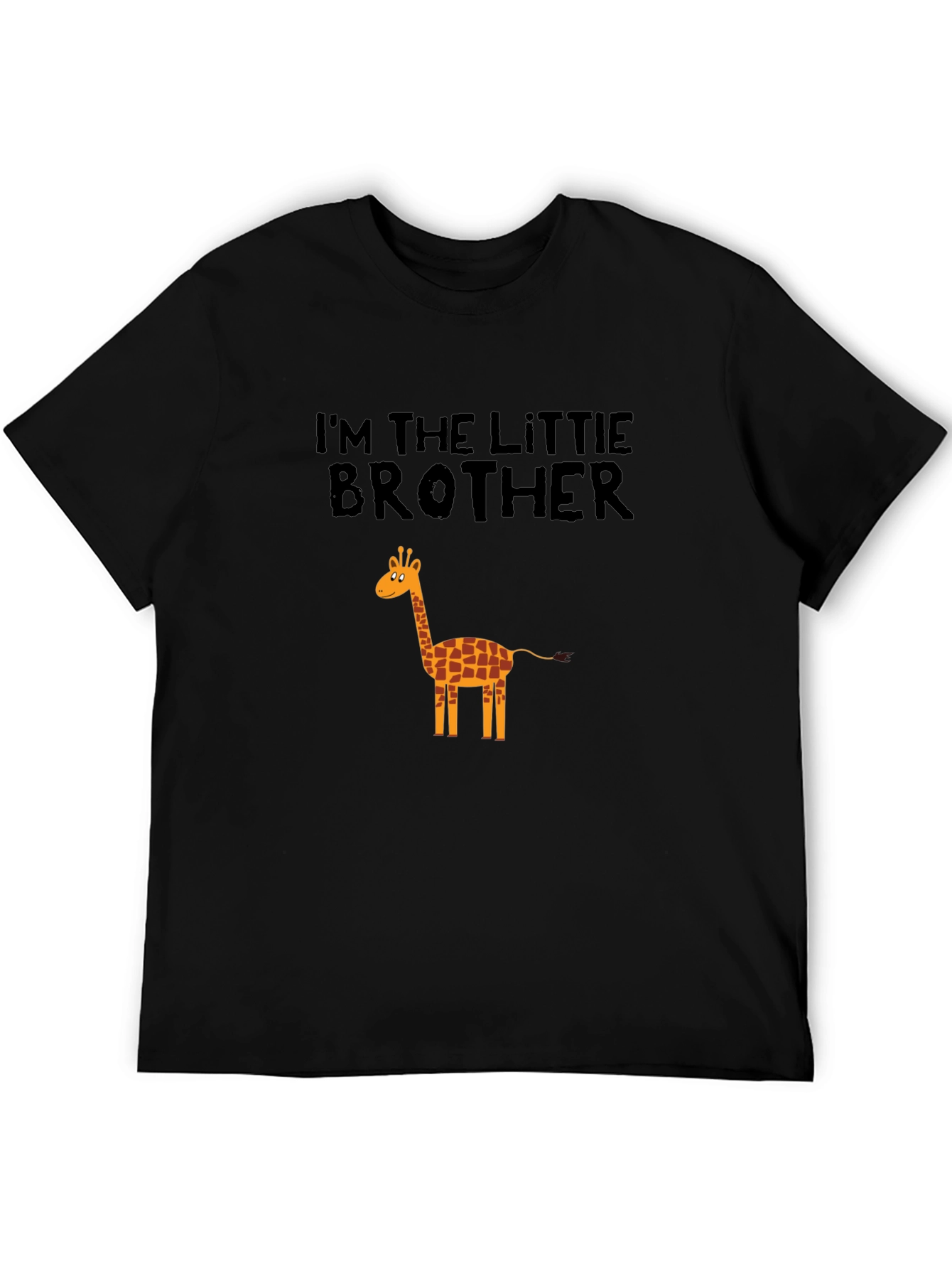 Im the Little Brother Giraffe Graphic Tee