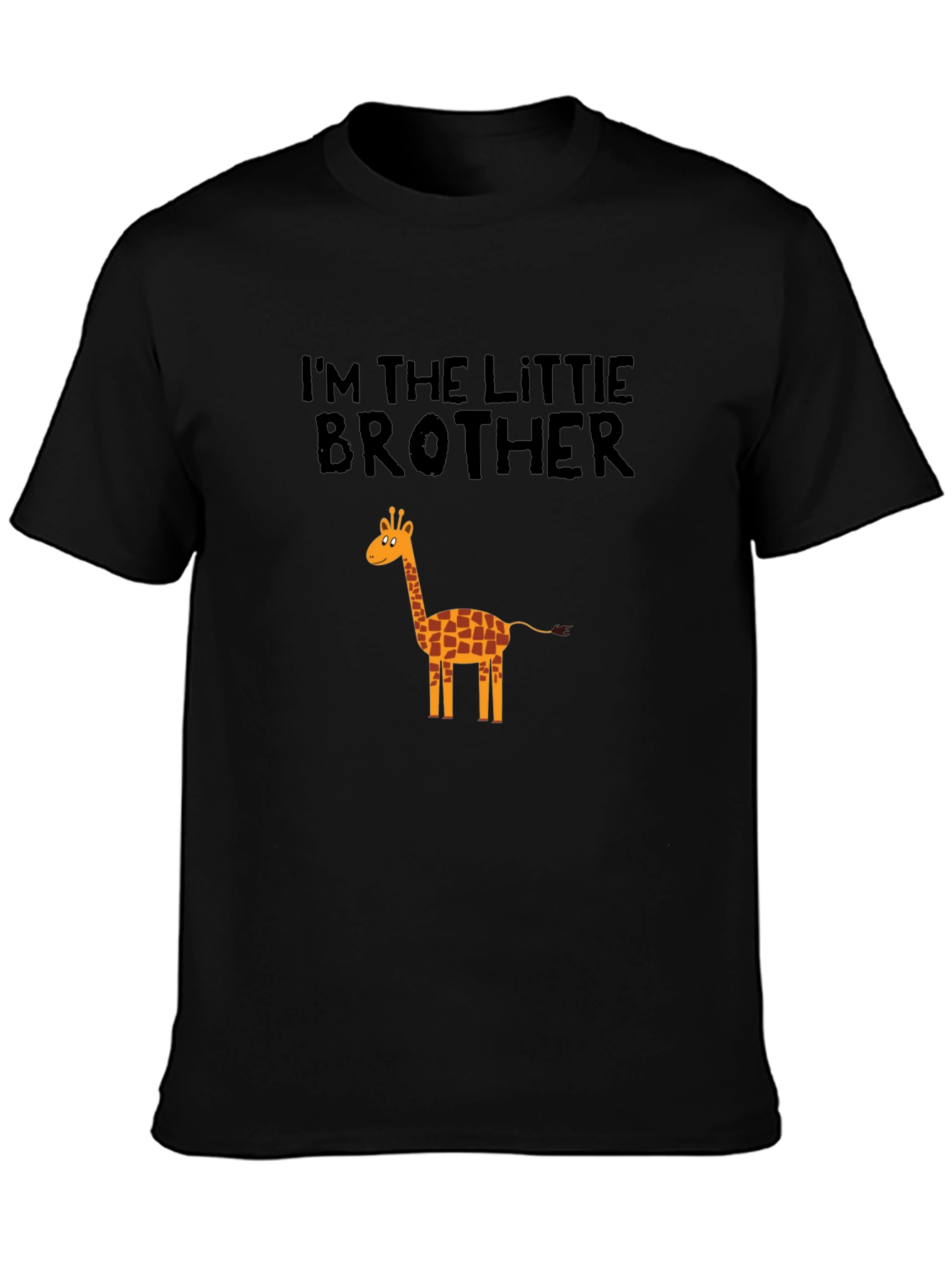 Im the Little Brother Giraffe Graphic Tee