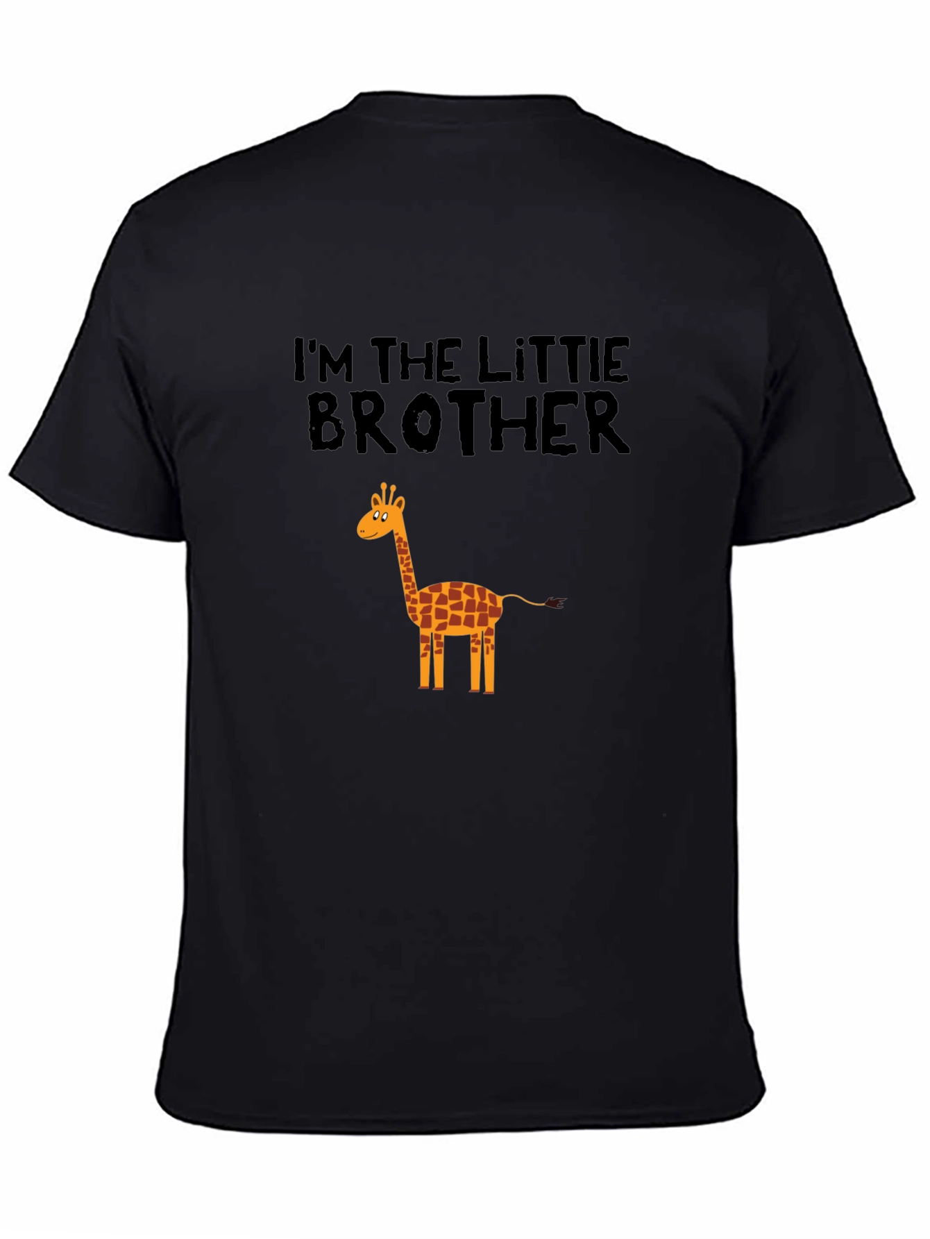 Im the Little Brother Giraffe Graphic Tee