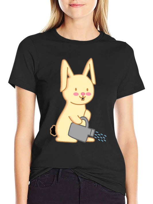 Cute Bunny Watering Shirt