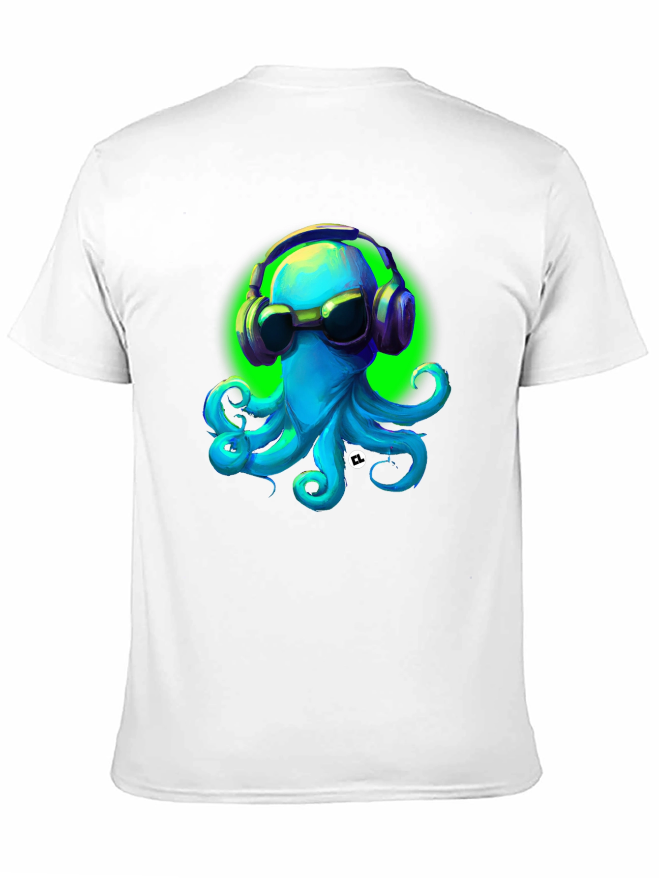 Cool Octopus Graphic Tee - Music Lovers Shirt