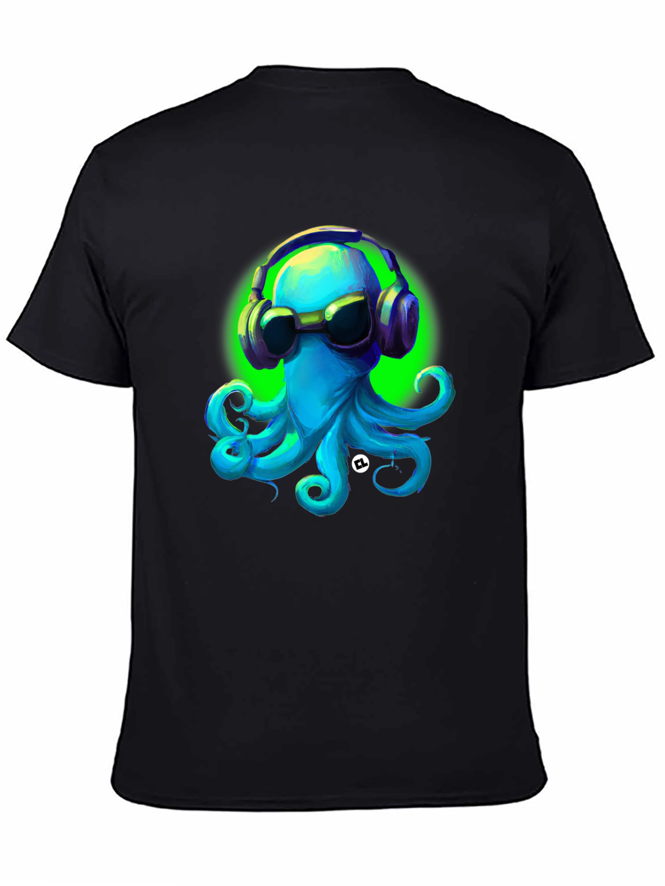 Cool Octopus Graphic Tee - Music Lovers Shirt