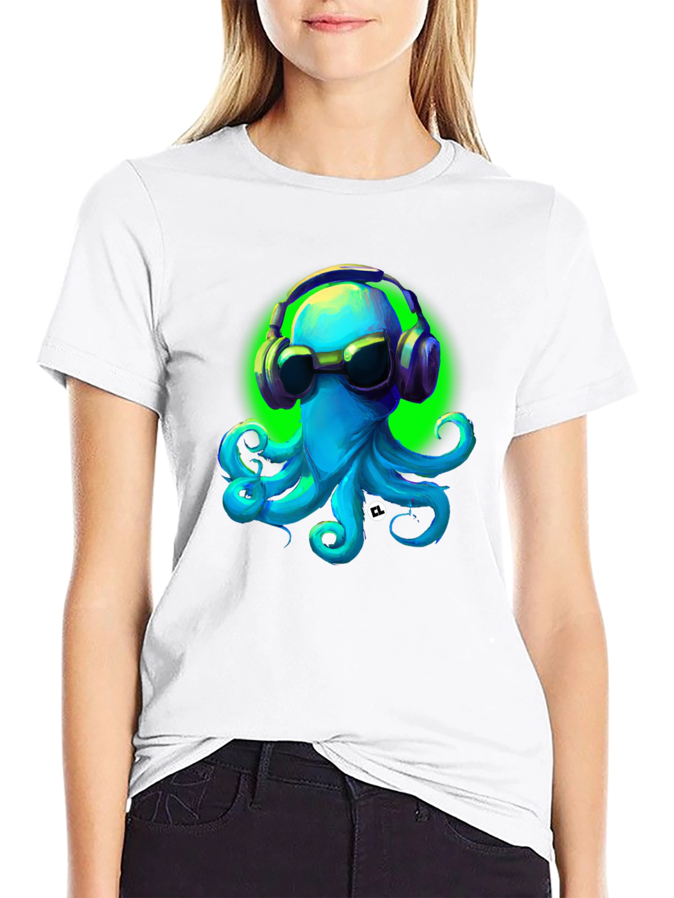 Cool Octopus Graphic Tee - Music Lovers Shirt
