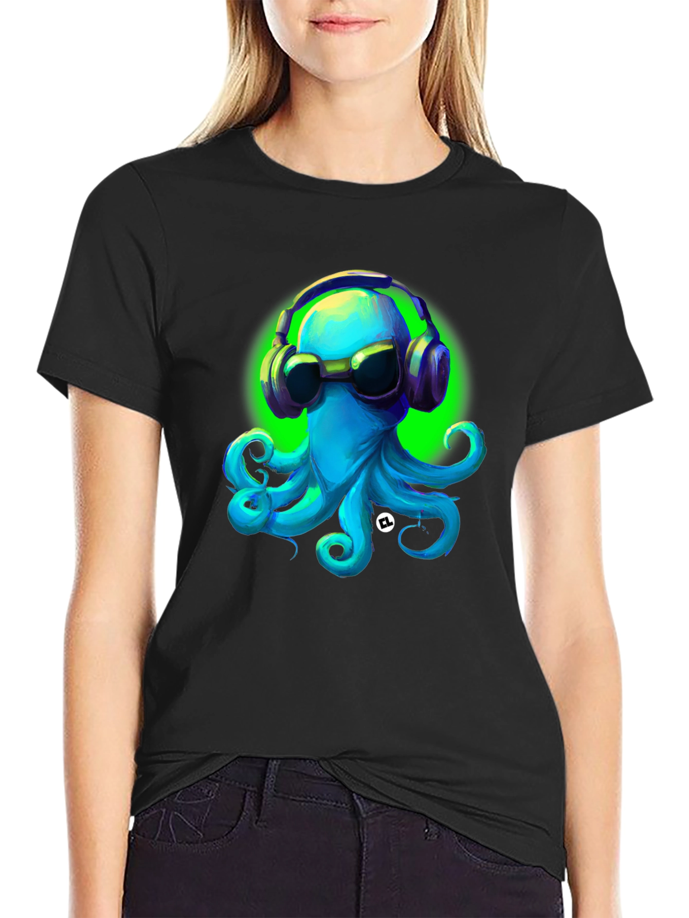 Cool Octopus Graphic Tee - Music Lovers Shirt
