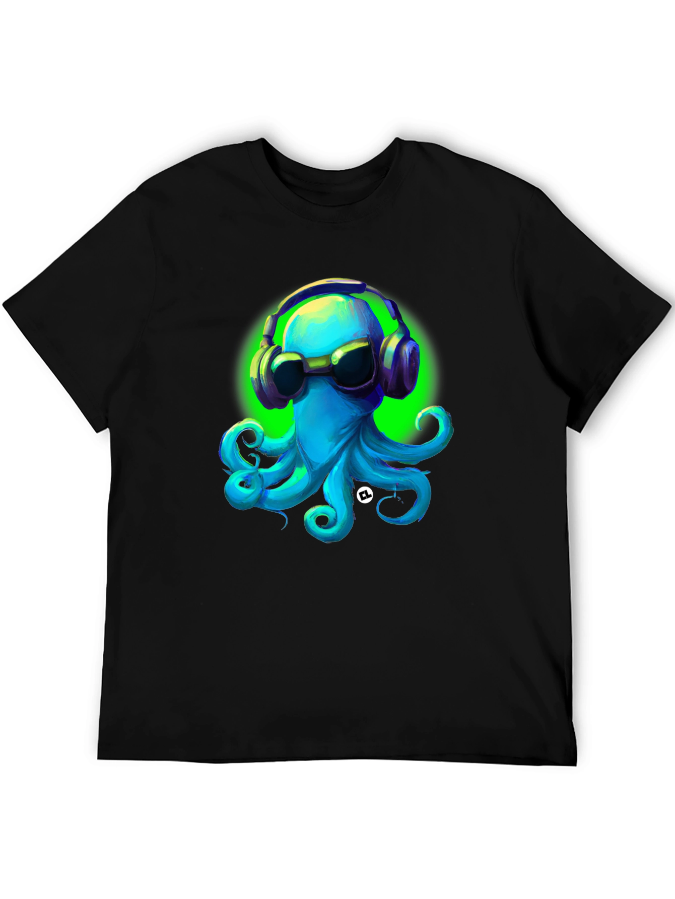 Cool Octopus Graphic Tee - Music Lovers Shirt