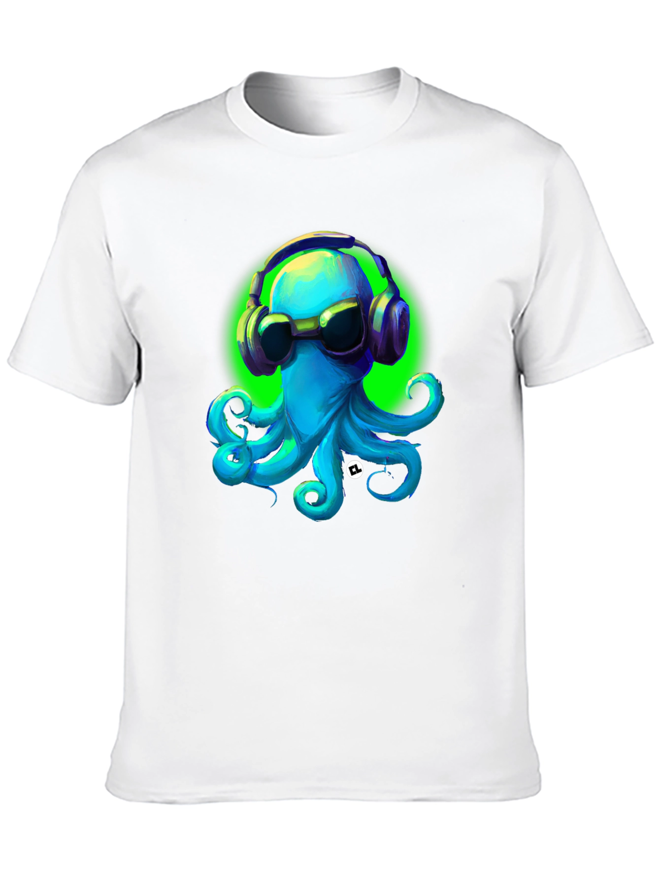 Cool Octopus Graphic Tee - Music Lovers Shirt