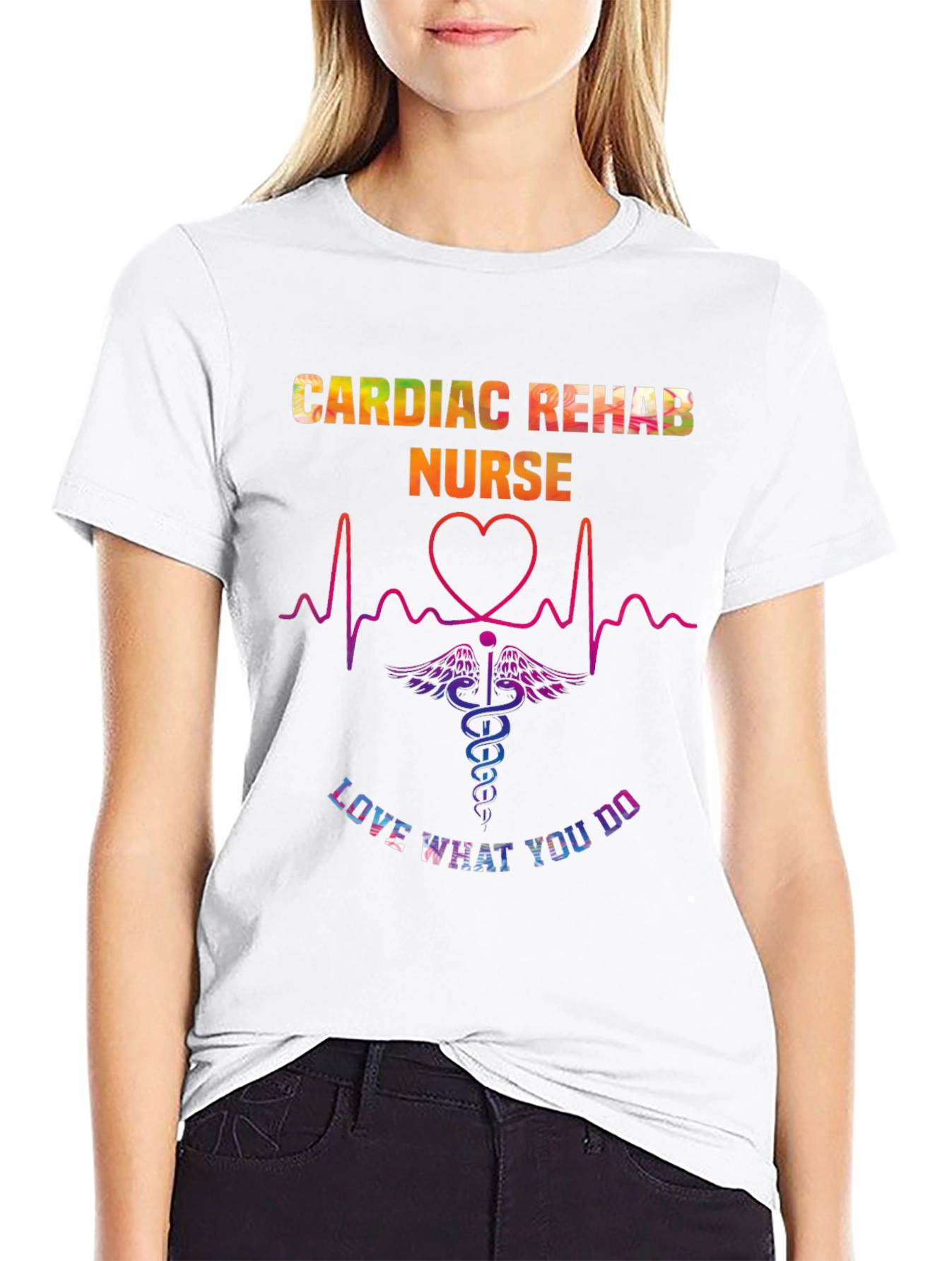 Cardiac Rehab Nurse Graphic T-Shirt