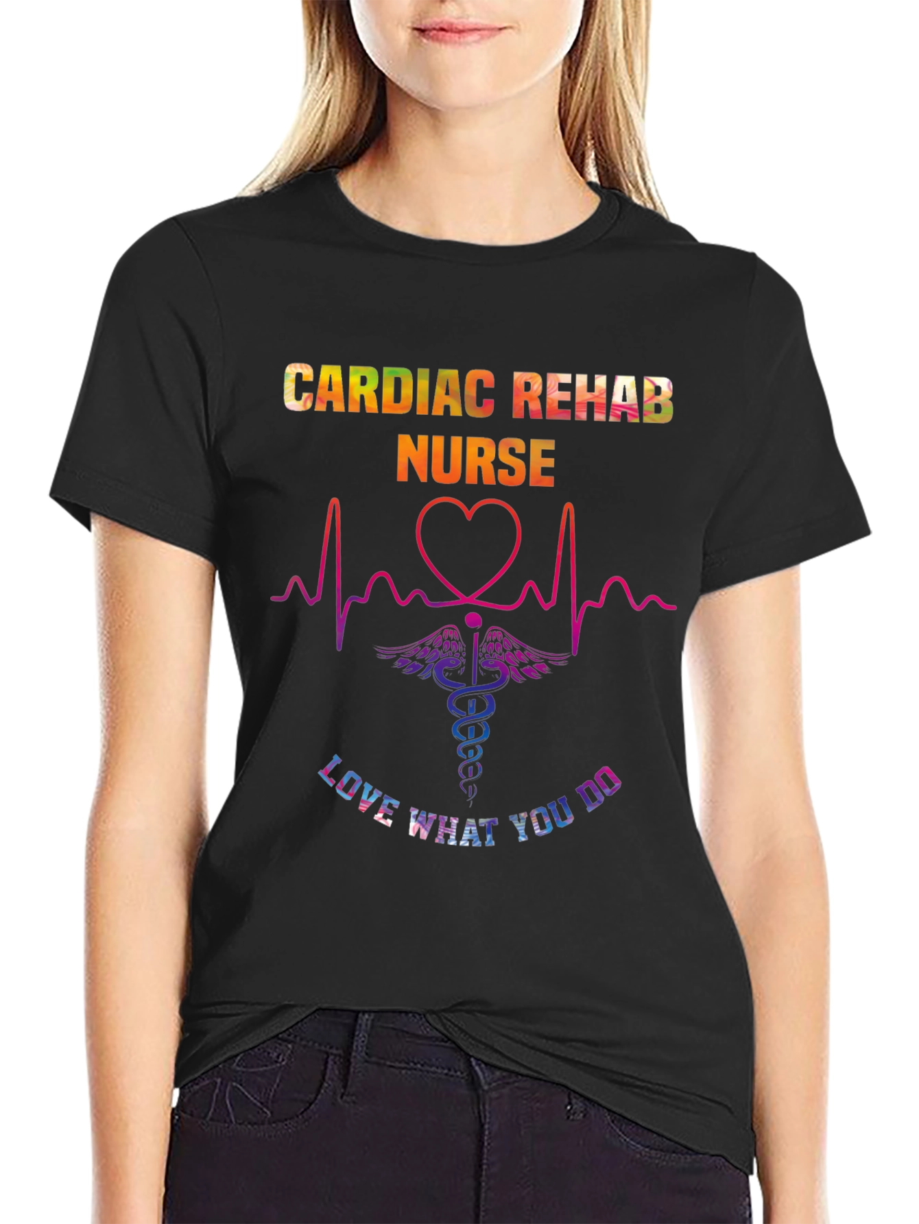 Cardiac Rehab Nurse Graphic T-Shirt