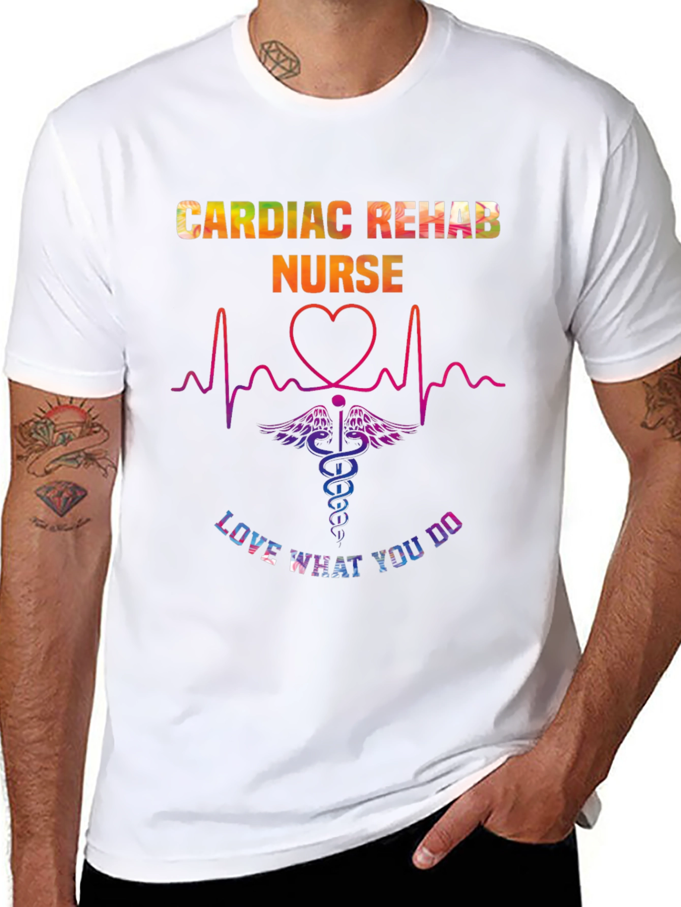 Cardiac Rehab Nurse Graphic T-Shirt