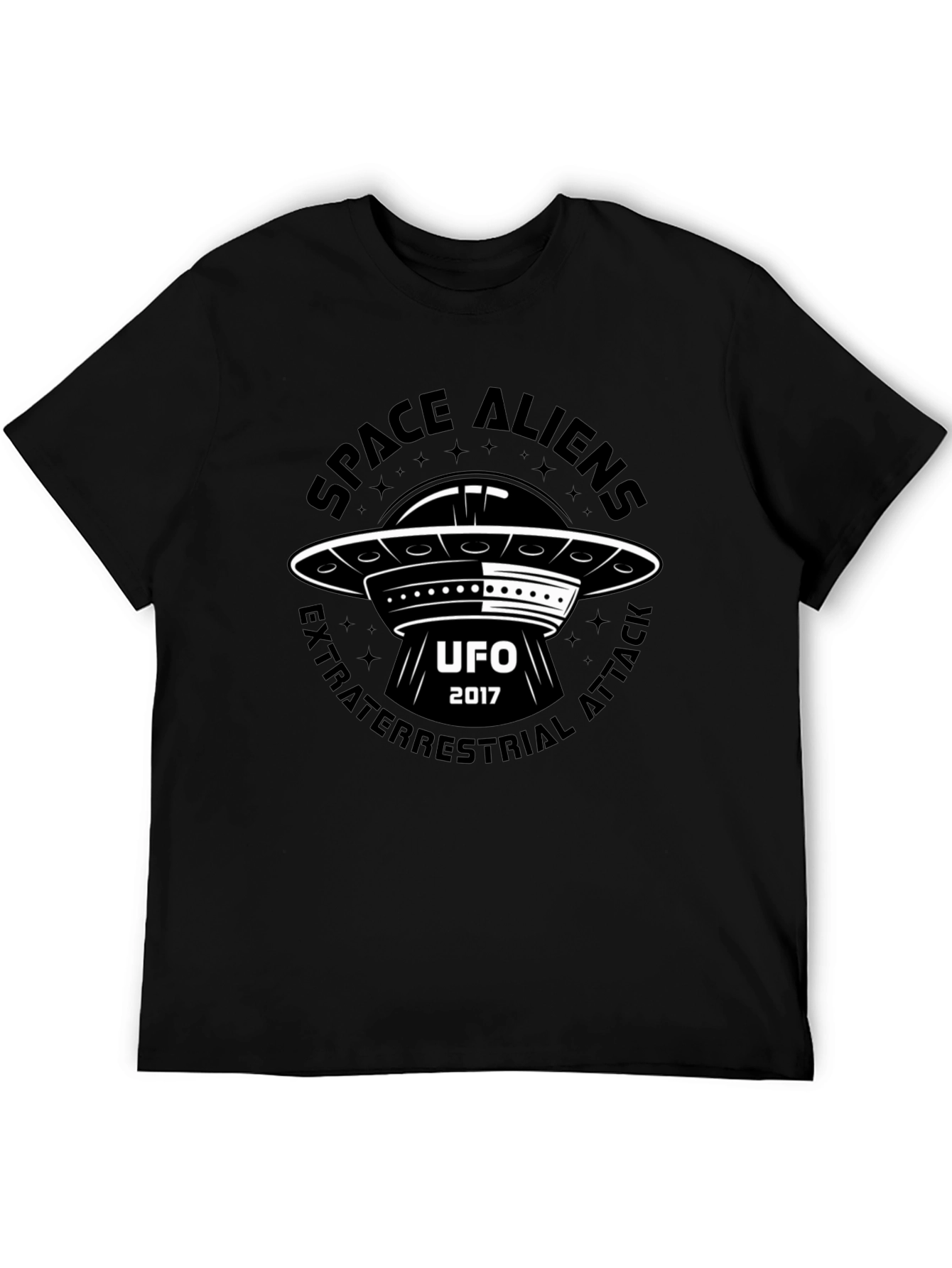 Space Aliens UFO T-Shirt - Extraterrestrial Attack 2017