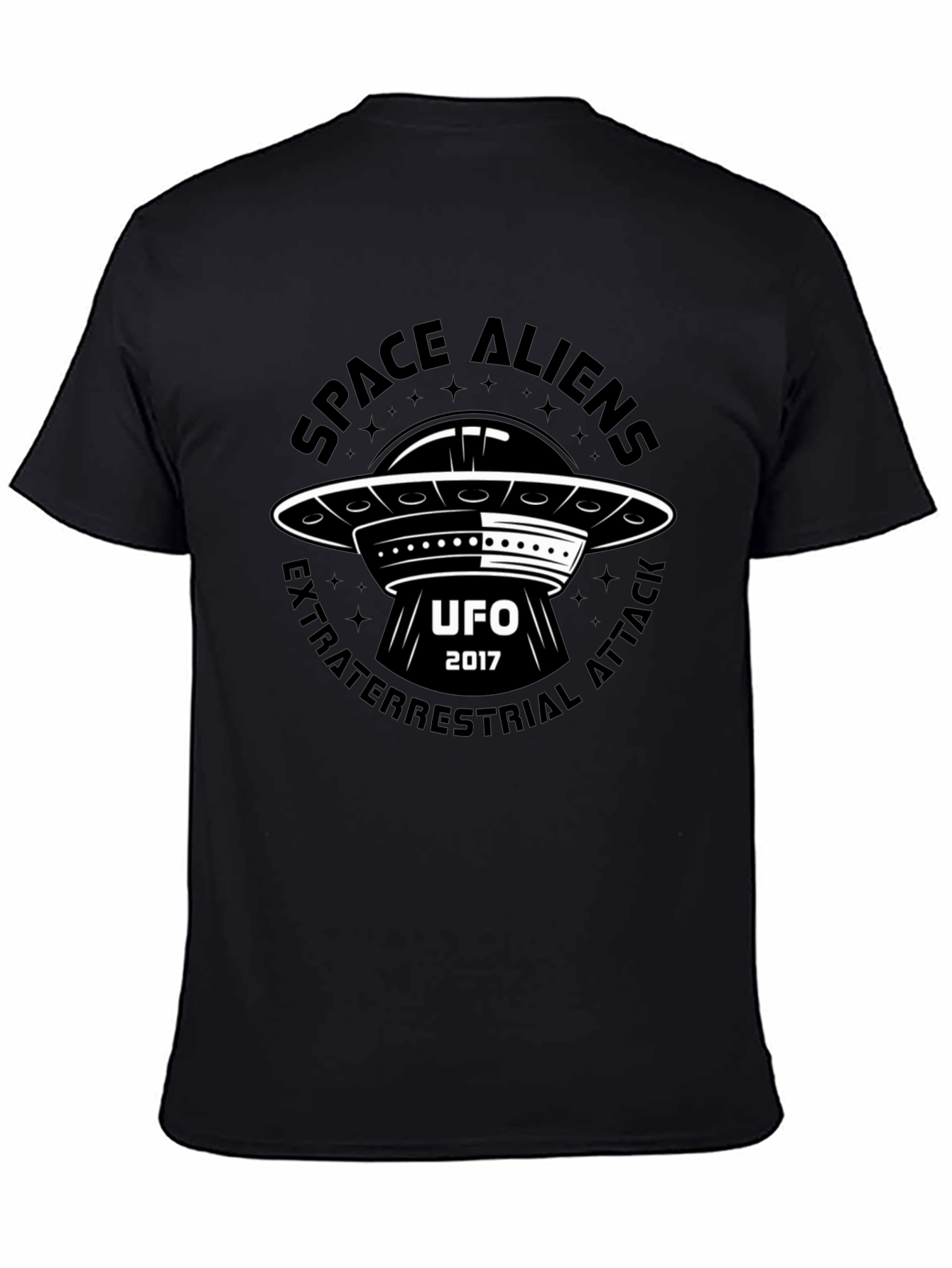 Space Aliens UFO T-Shirt - Extraterrestrial Attack 2017