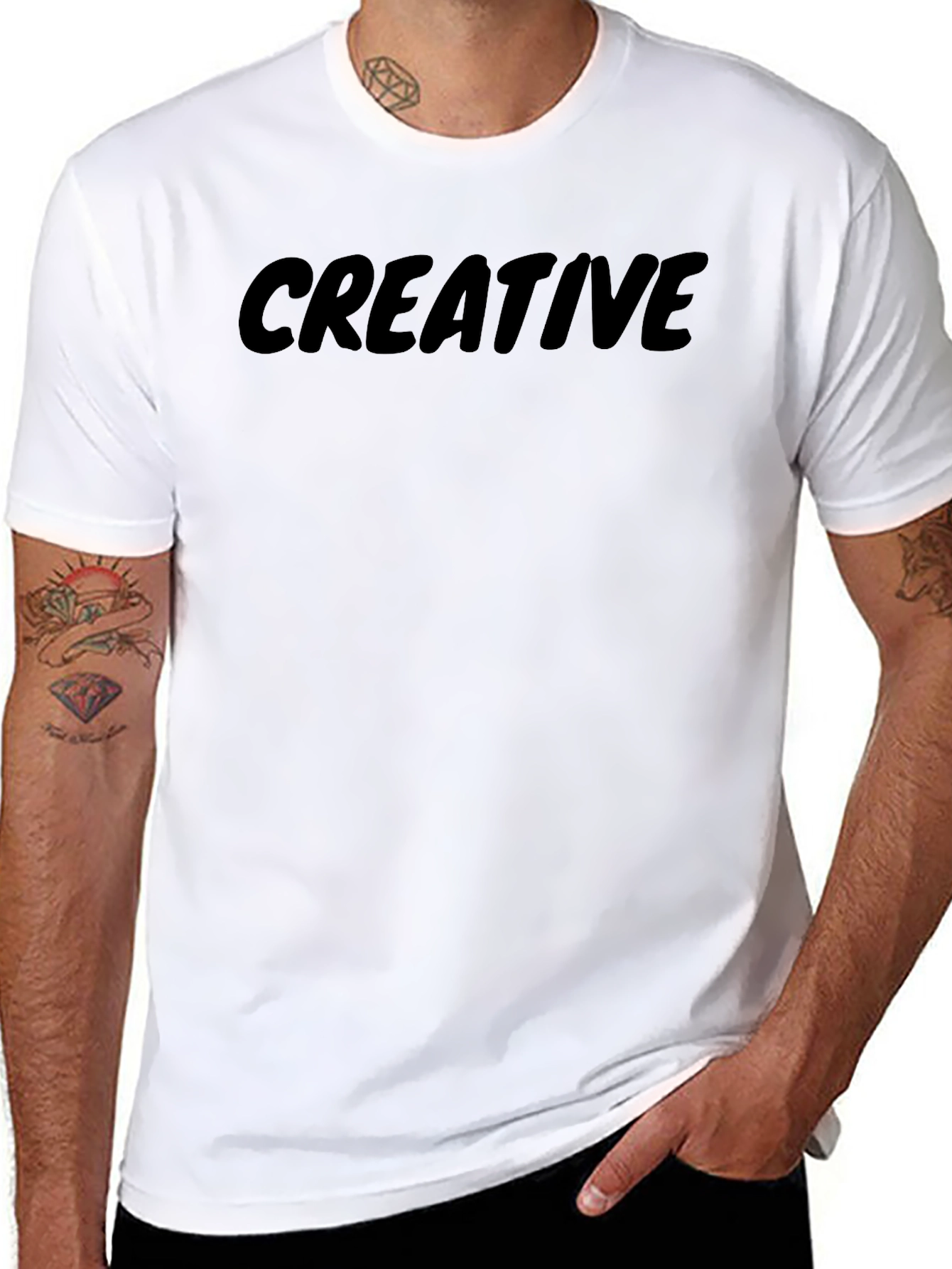 Creative Black T-Shirt