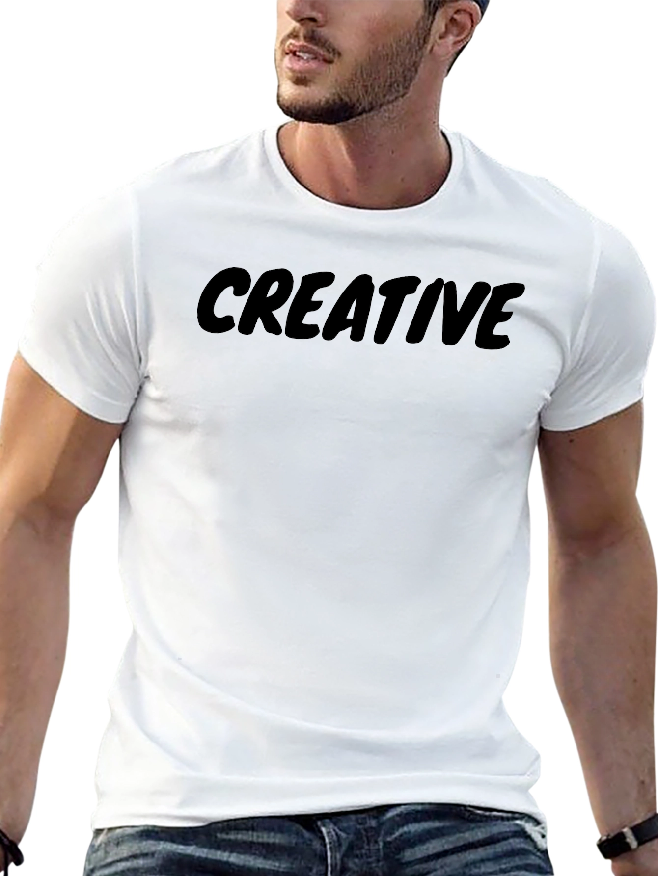 Creative Black T-Shirt